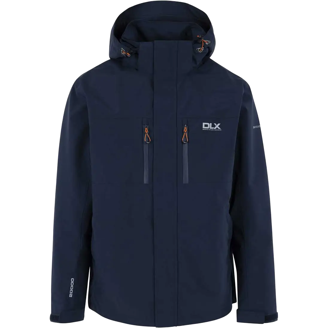 DLX Oswalt Jacket Men regnjakke - NAVY - M - Regnjakker