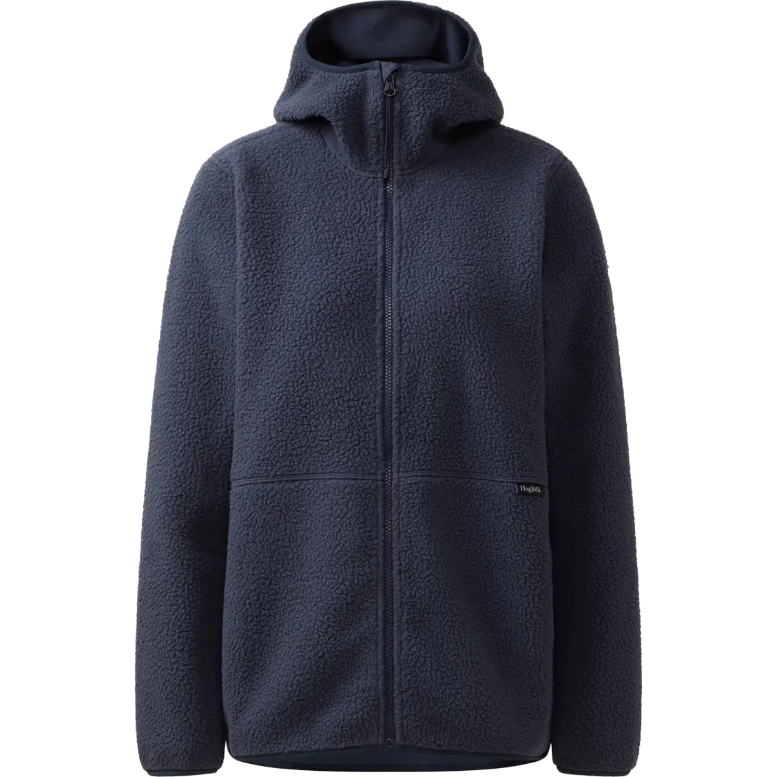 Haglöfs Funäs Pile Hood Women damefleece - TARN BLUE - M - Fleecetrøjer