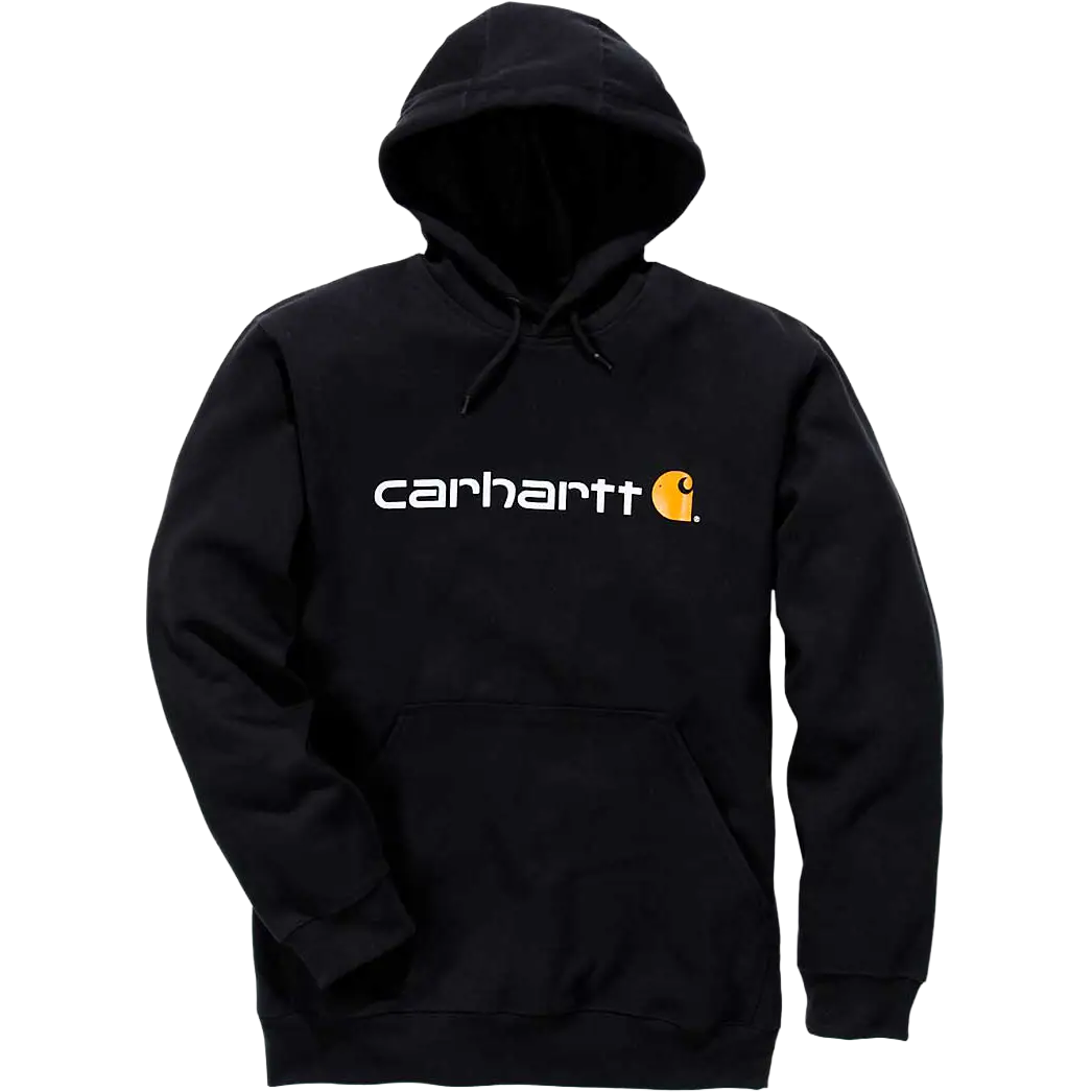 Carhartt Signature Logo Sweatshirt Men - Black - XL - Hættetrøje
