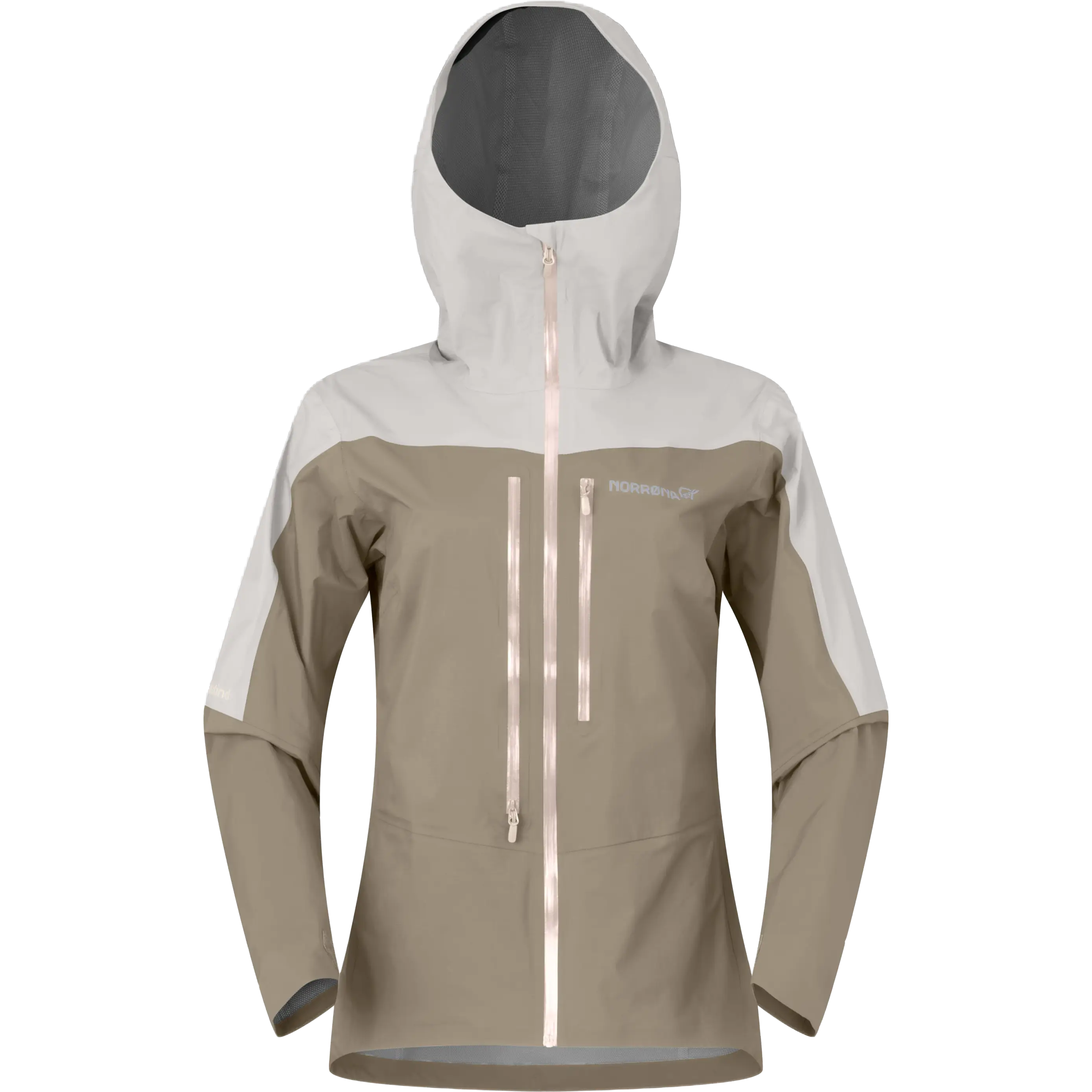 Norrøna Falketind Dri1 Jacket Women regnjakke - Winter Twig - L - Regnjakker