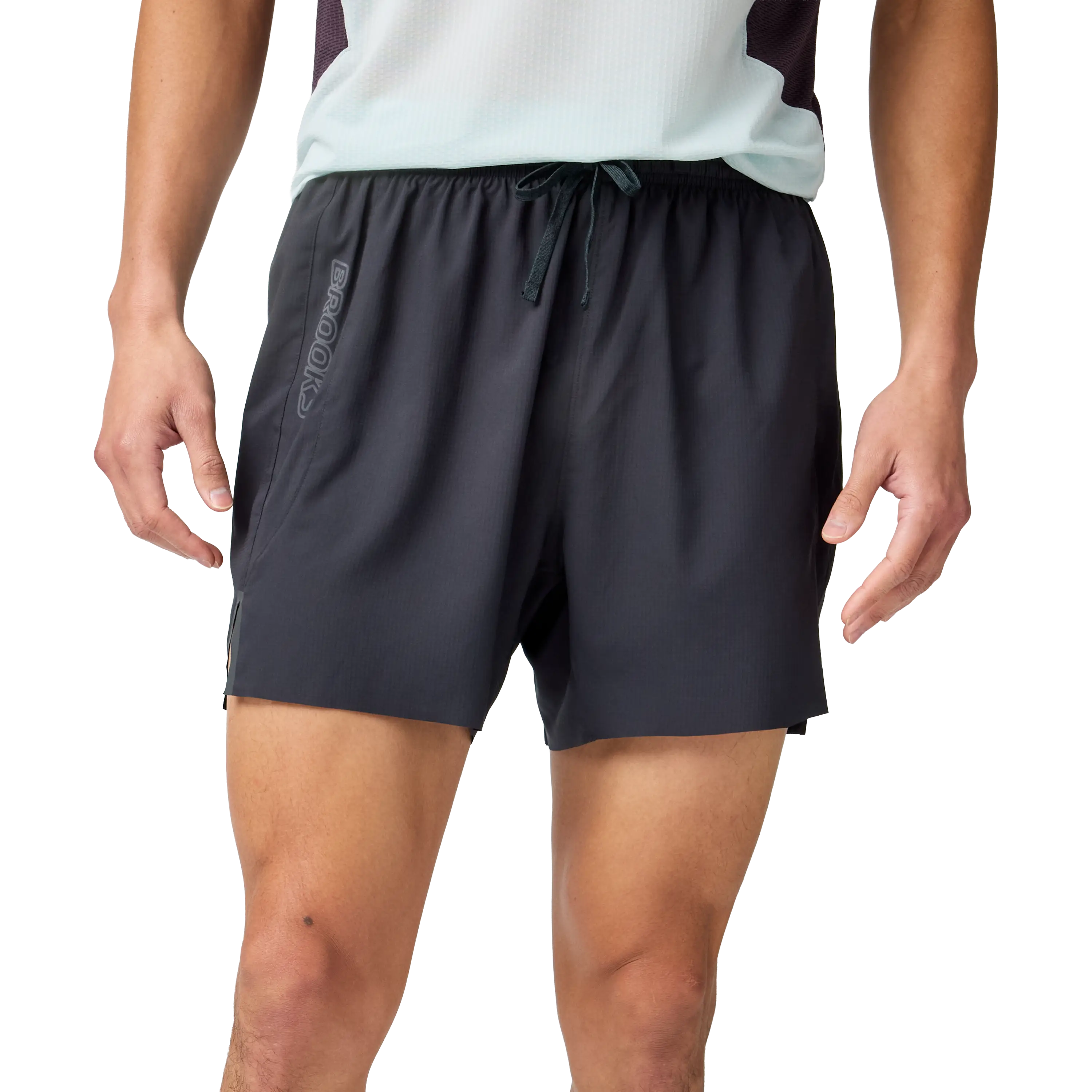 Brooks High Point Cascadia Short Men - Black - XL - Løbeshorts