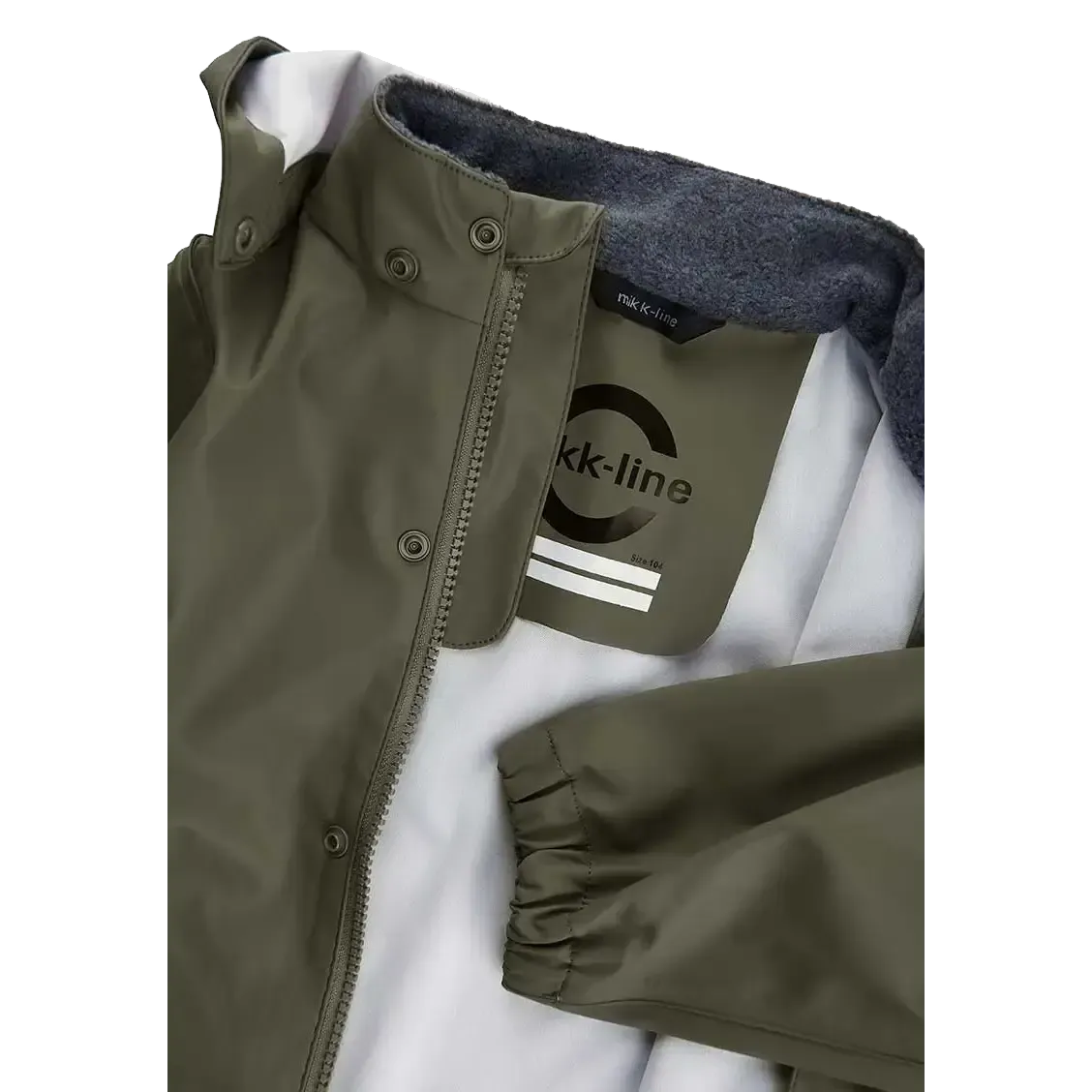 PU Rain Set w/Suspenders Recycled regnställ