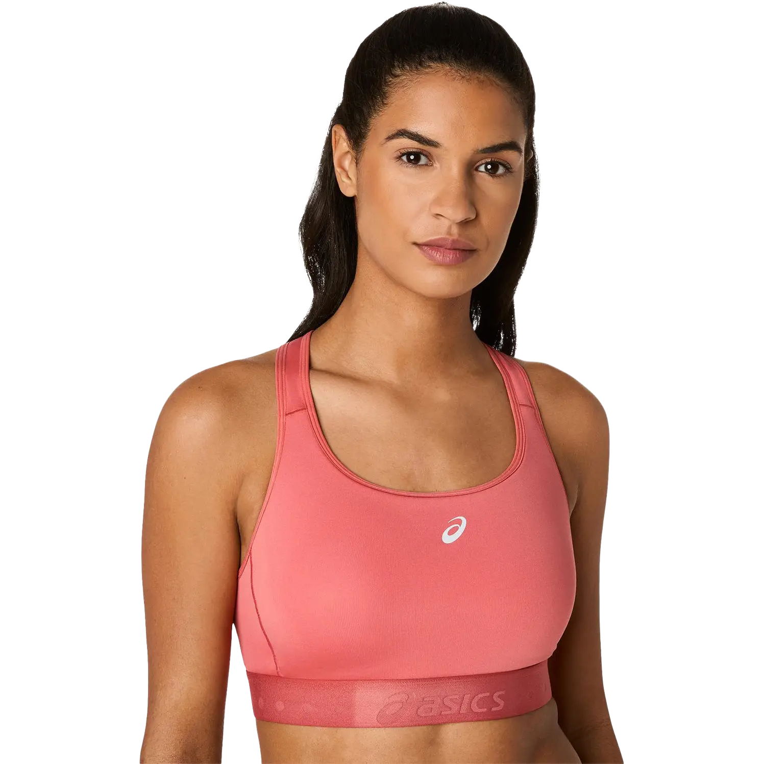 Asics Road Compression Bra Women - Dark Pink Clay - XS - Toppe og tanktops