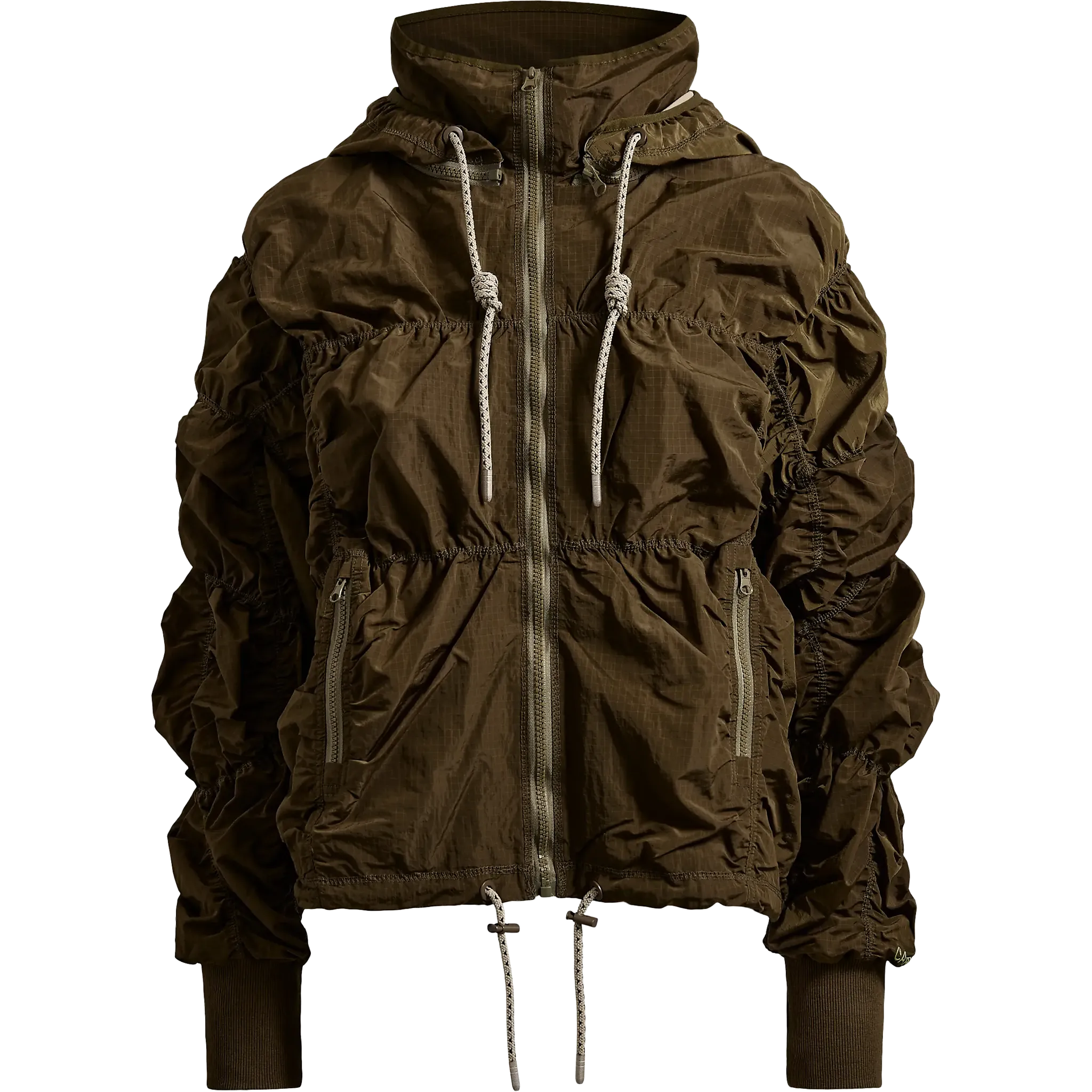 Ridge Parachute Zip Removable Hood Jacke