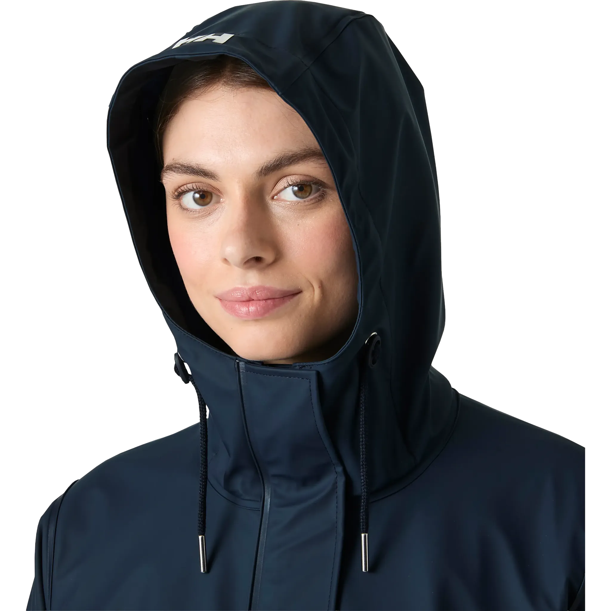 Moss Block PU Rain Coat Women