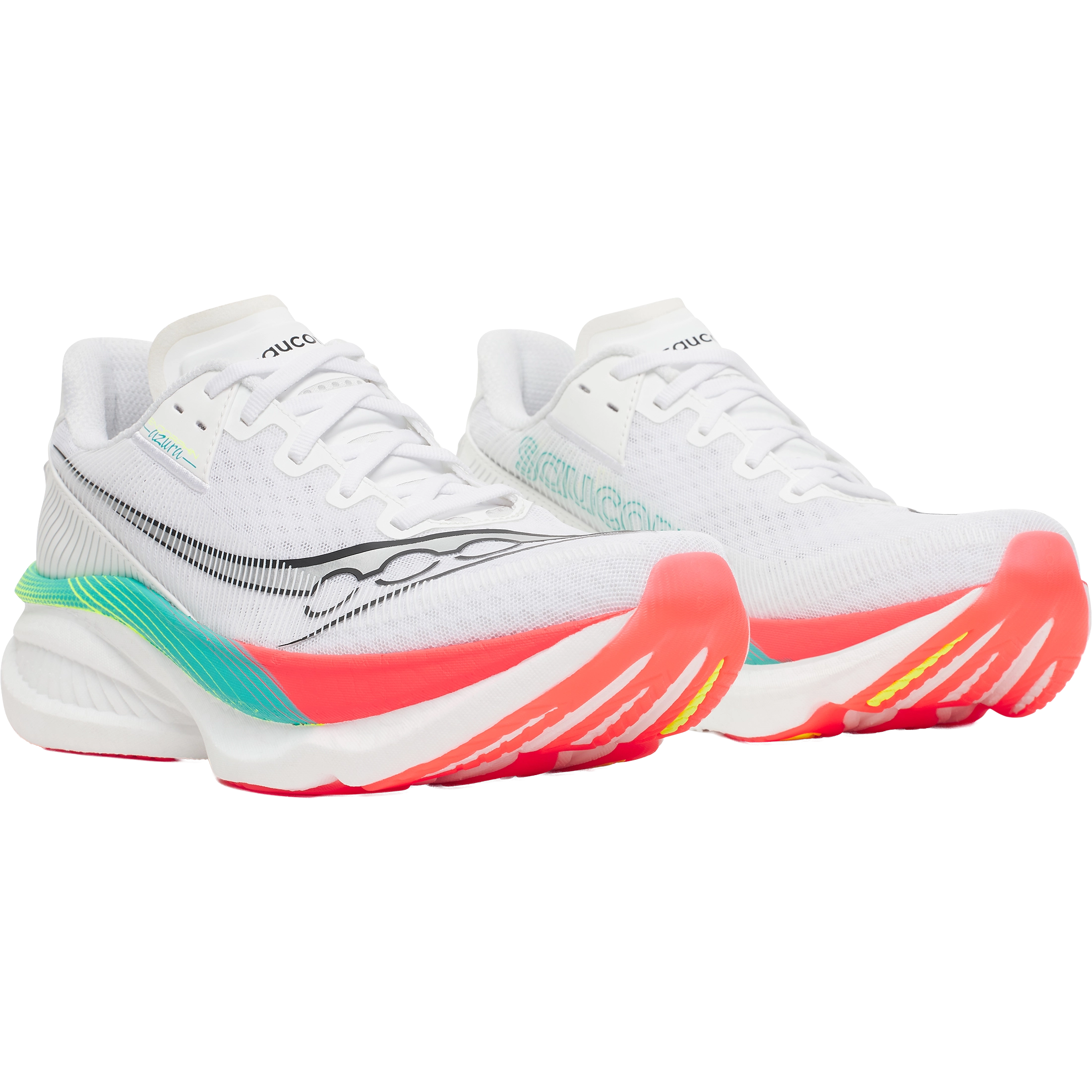 Saucony Endorphin Azura Men - White/Multi - US8,5/UK7,5/42 - Løbesko