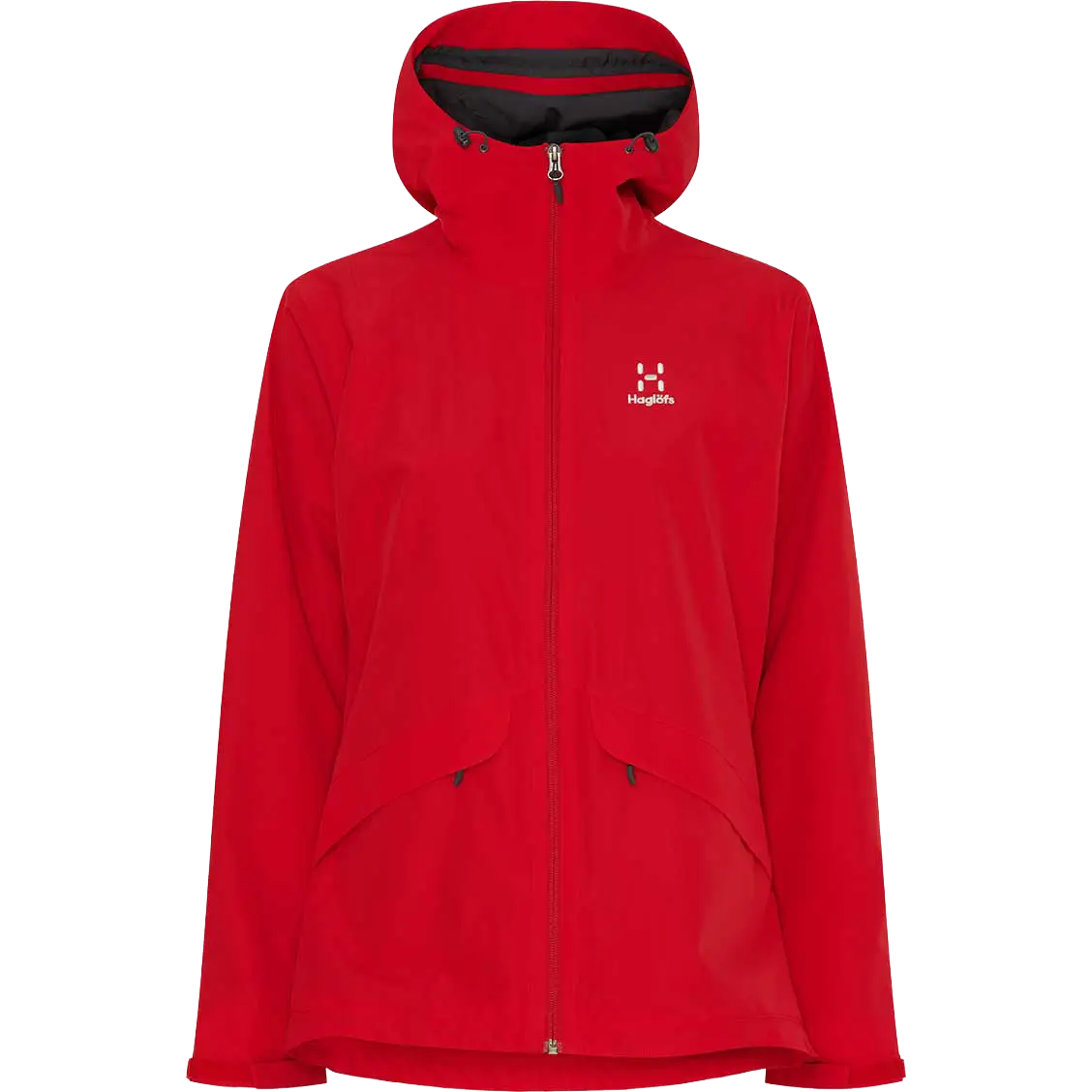 Haglöfs Mila II Jacket Women - Bright Red - M - Regnjakker