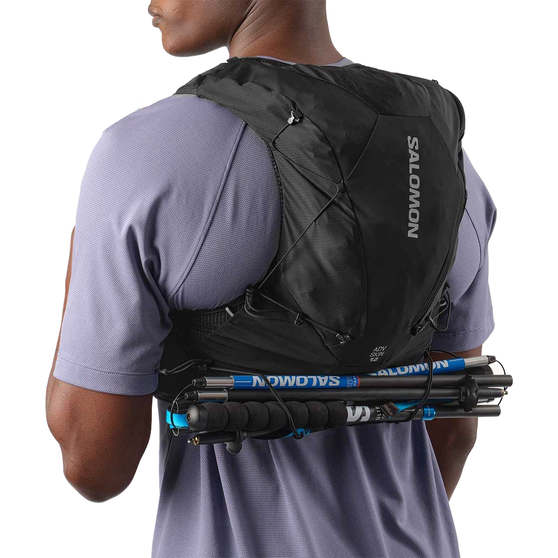 Salomon Adv Skin 12 Set Løbevest /-rygsæk - Black - L - Løberygsække