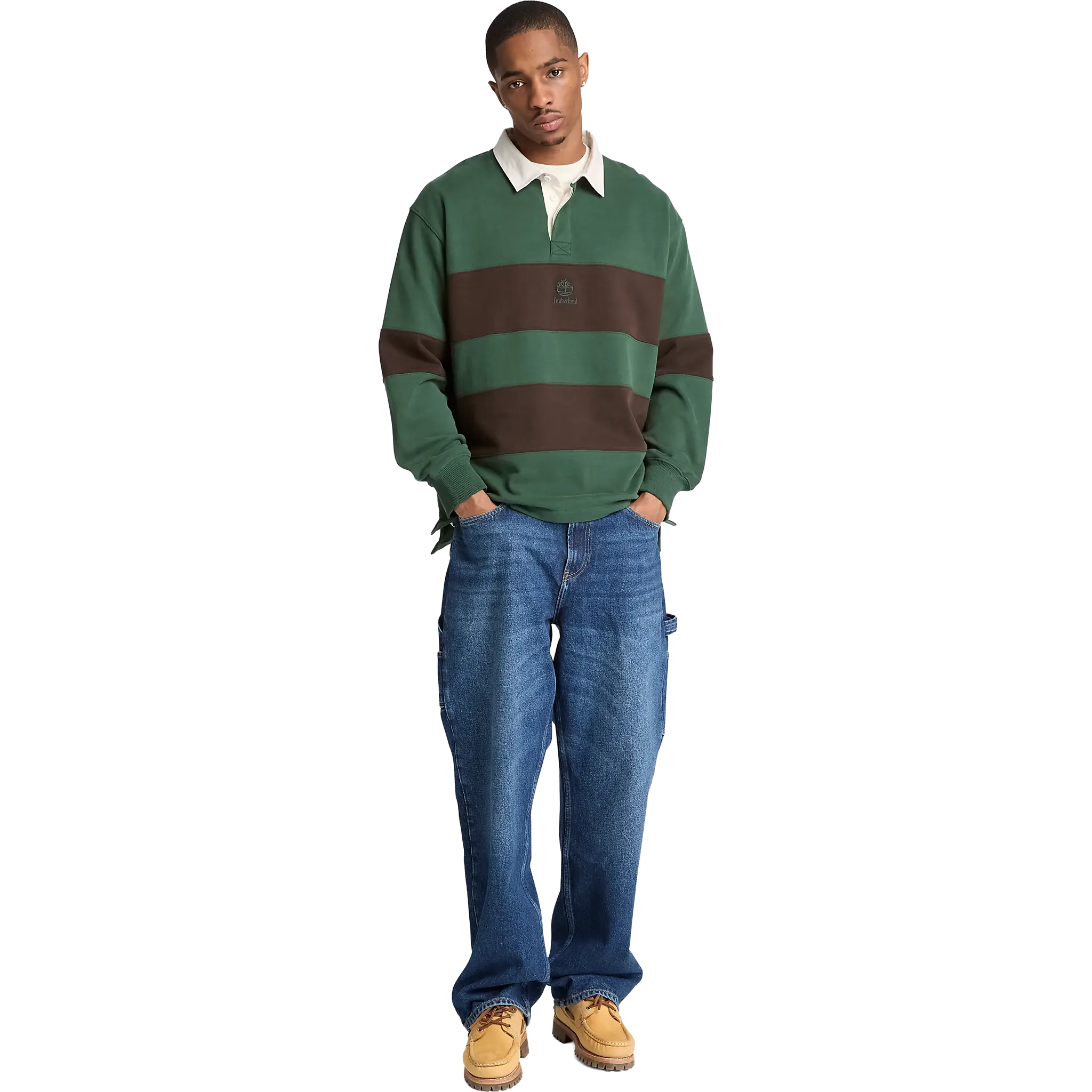  Long Sleeve Rugby Polo LB Sweatshirt