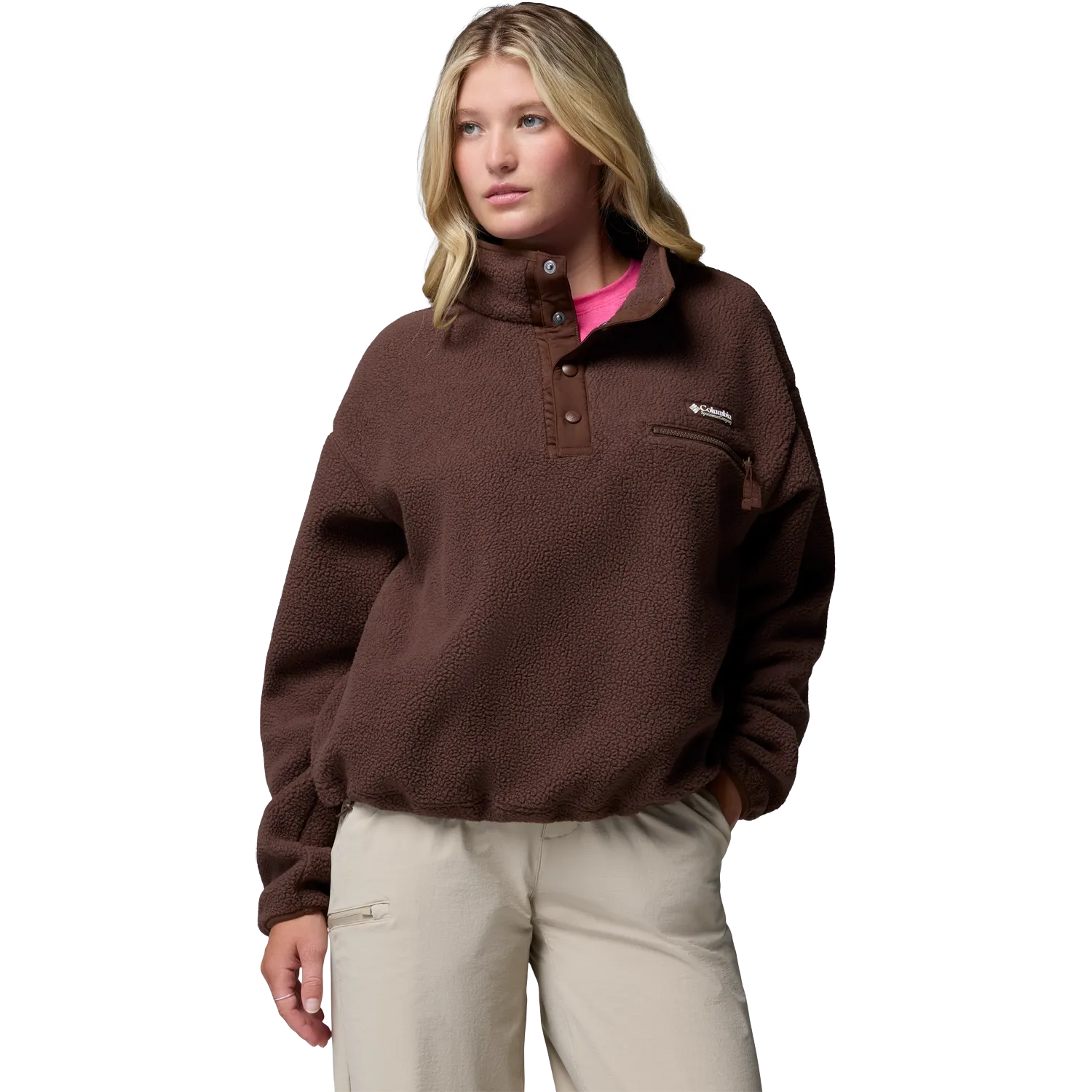 Helvetia II Cropped Half Snap Fleece Wom
