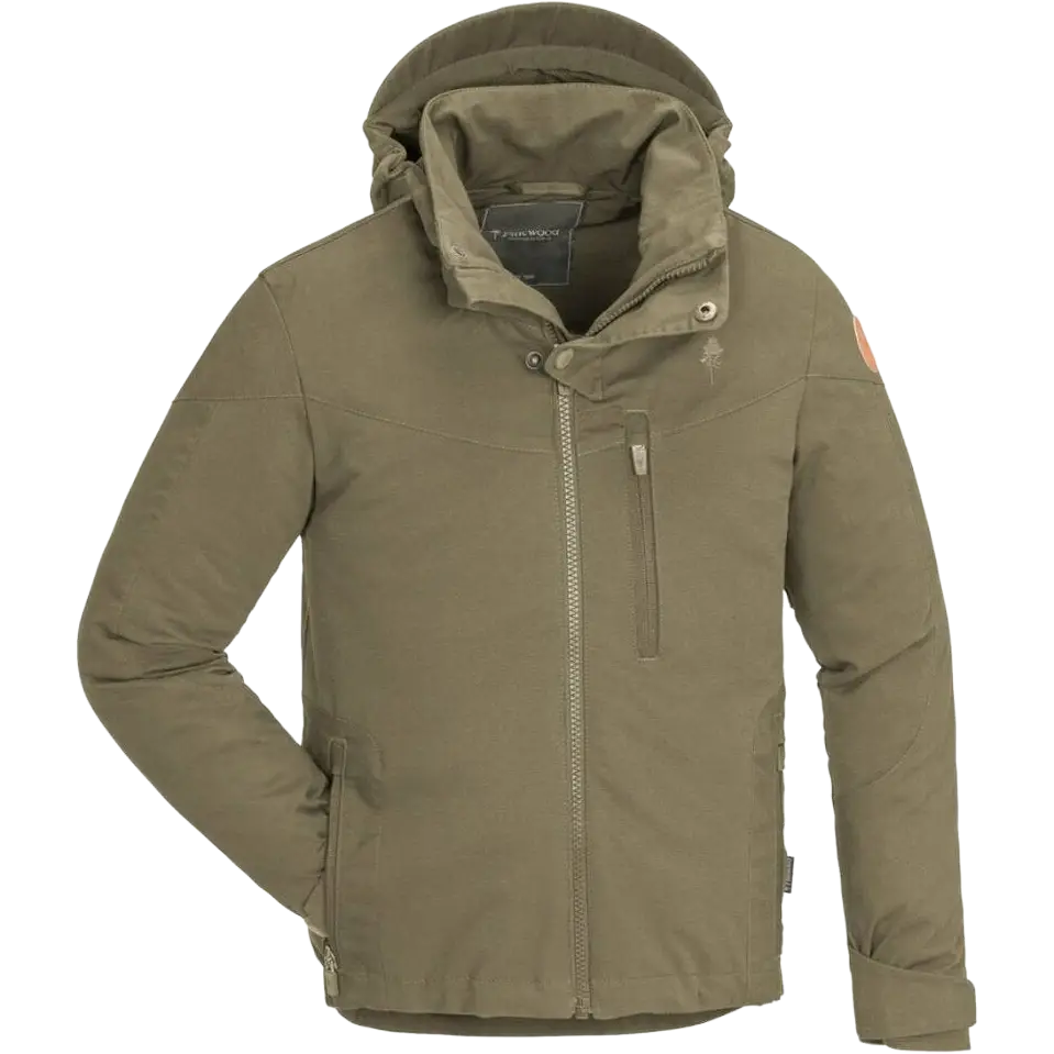 Pinewood Finnveden Hybrid Jacket Børnejakke - Hunting Olive - 6 år - Overgangsjakker til børn