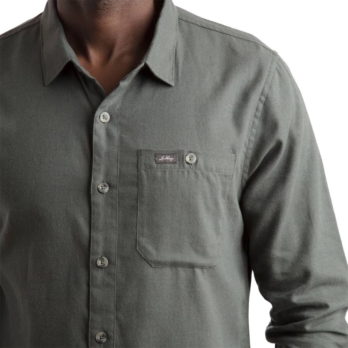 Ekren Solid LS Shirt Men herrskjorta