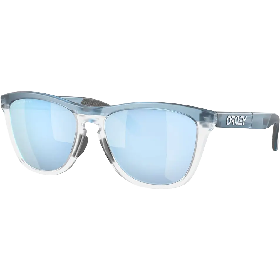 Oakley FROGSKINS RANGE Polarized Unisex Sportsbriller - Stonewash/Clear,Prizm Deep Wat - One size - Solbriller