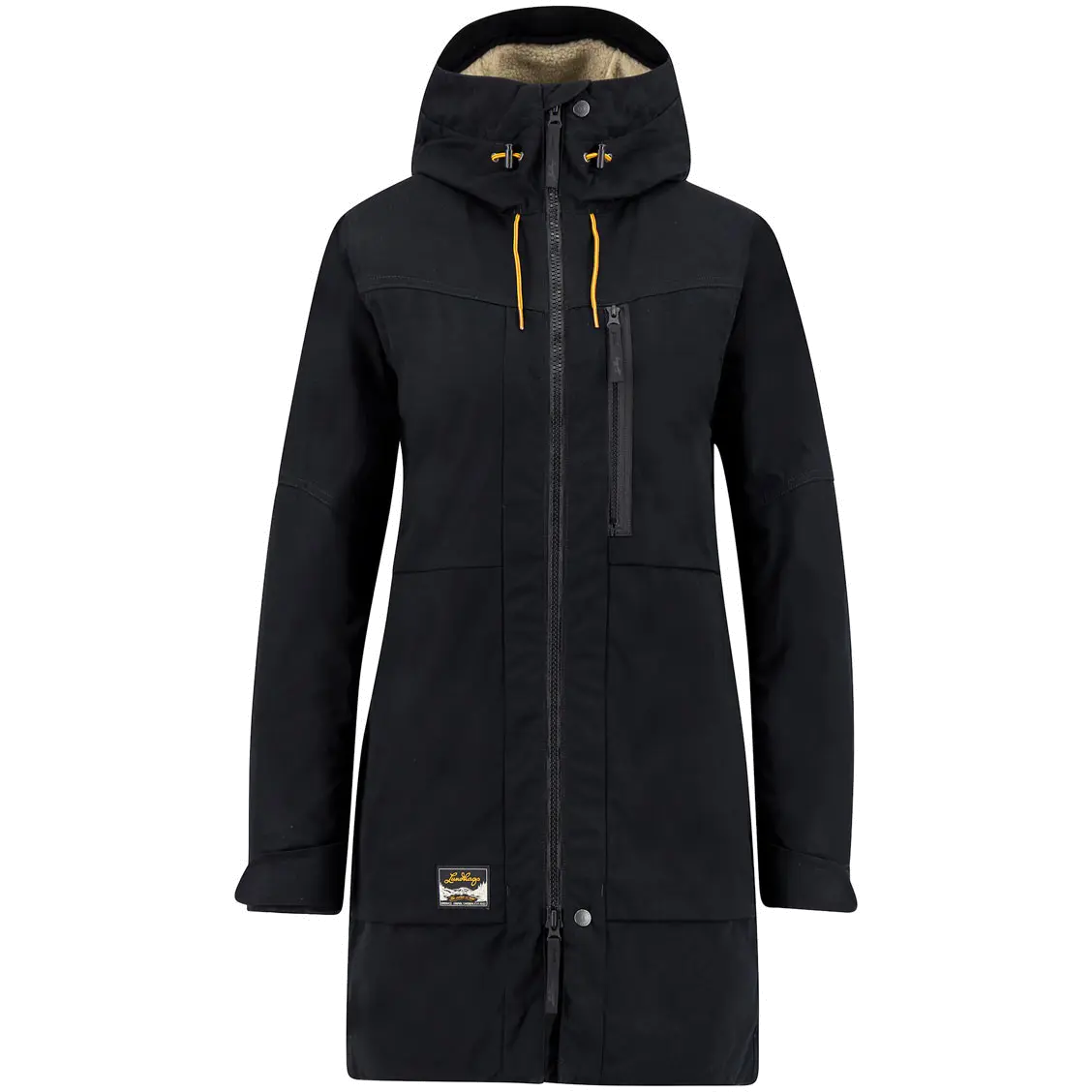 Lundhags Knak Pile Parka Women damejakke - Black - XS - Vinterjakker