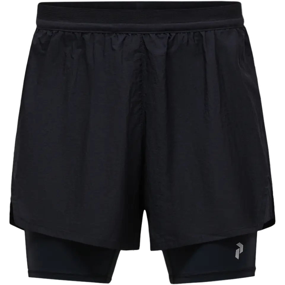 Peak Performance Discover 2in1 Shorts Men - Black - S - Løbeshorts