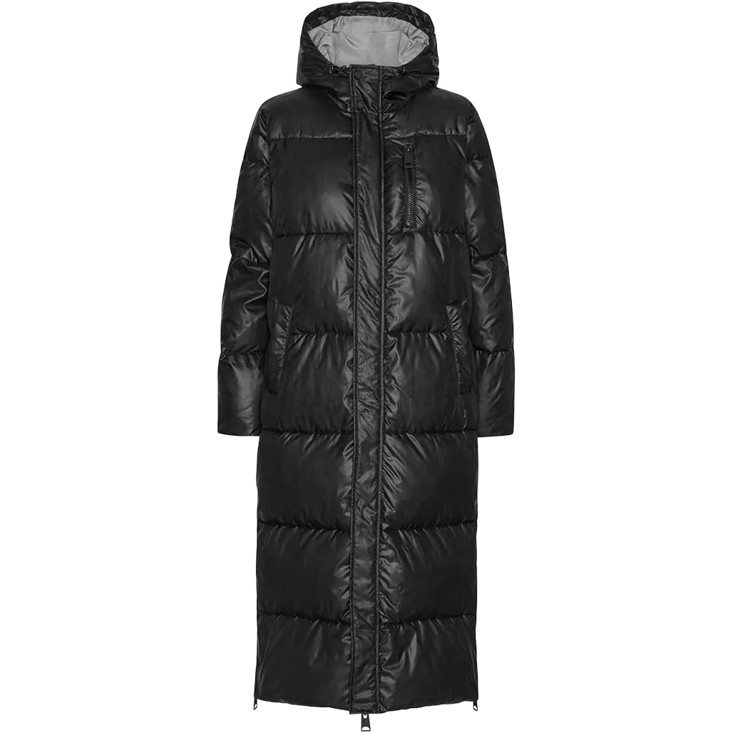 Copenhagen Cartel Summit Puffer Jacket Long - Nero - M - Vinterjakker