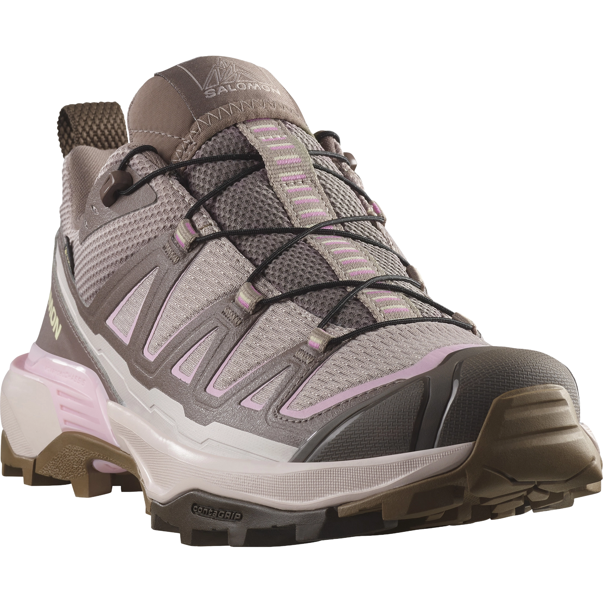 Salomon X Ultra 360 Edge GTX Women vandresko - Iron/Etherea/Fairy Tale - UK8,5/EU 42 2/3 - Vandtætte sko