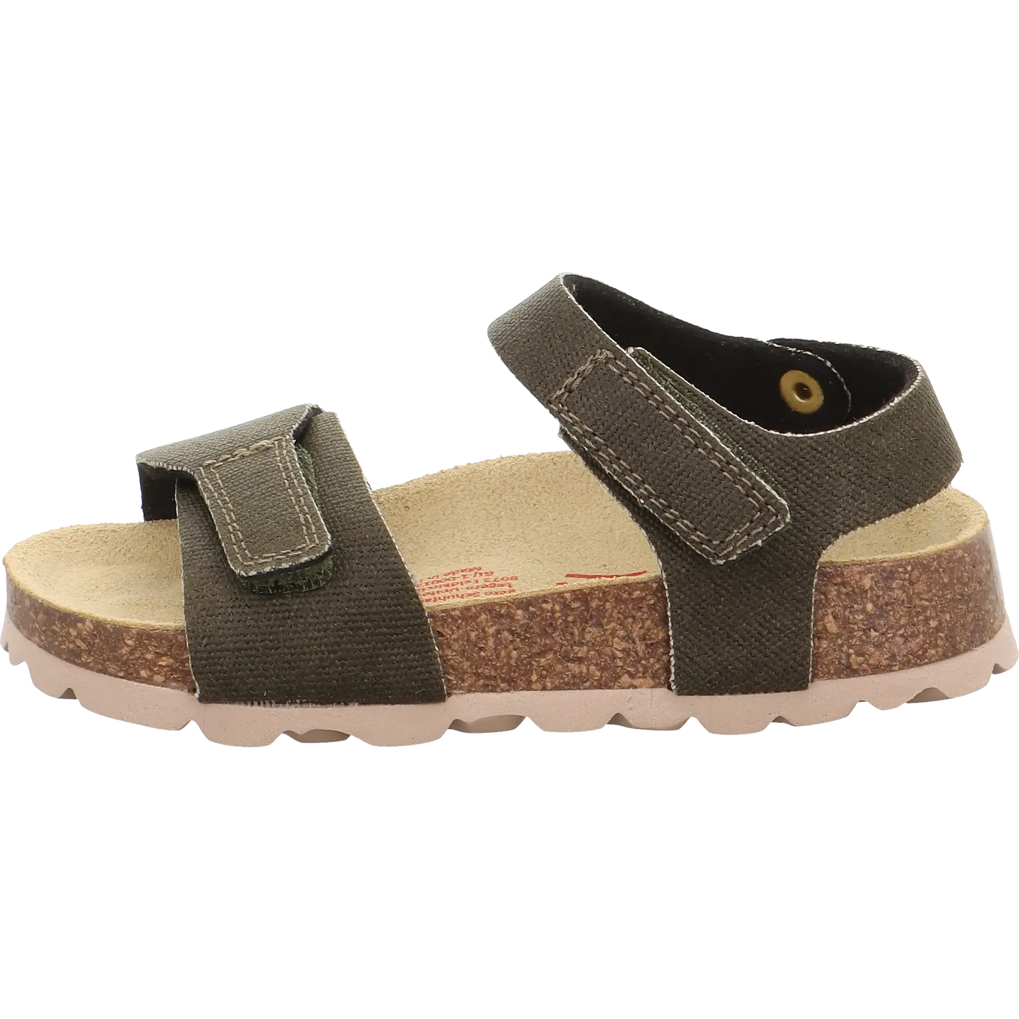 Fussbettpantoffel sandal m hælstrop