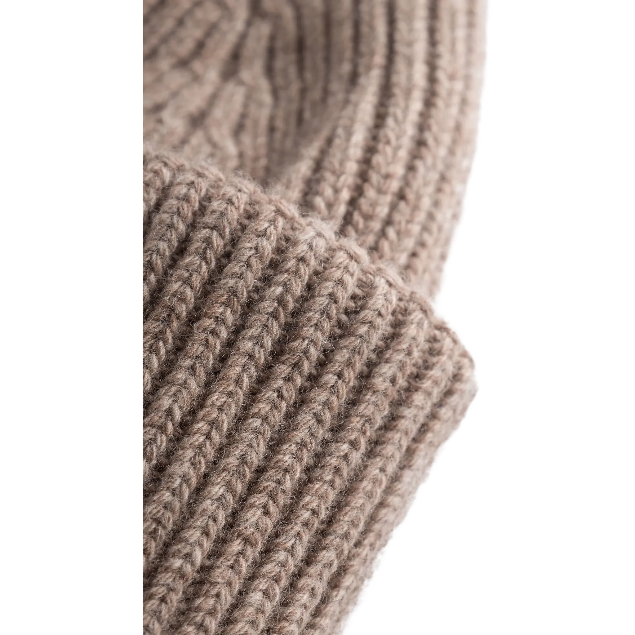 Wool Badge Beanie Women