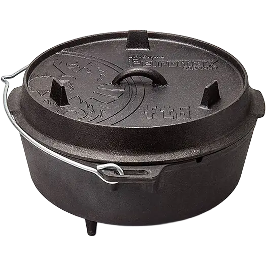 Petromax Dutch Oven ft6 bålgryde - Sort - One size - Udstyr til bål