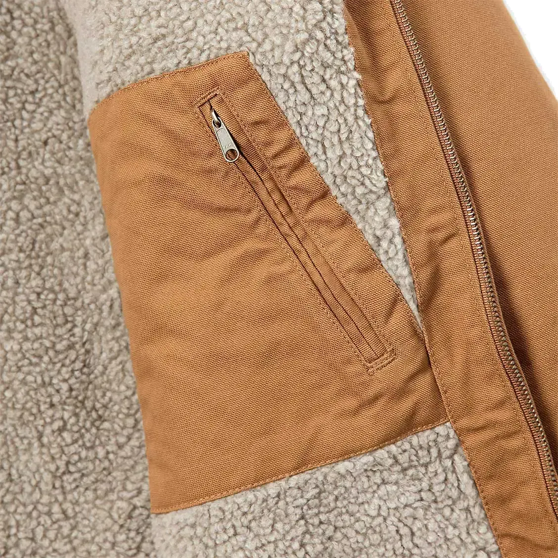 Washed Duck Sherpa Lined Jacket Men herrejakke