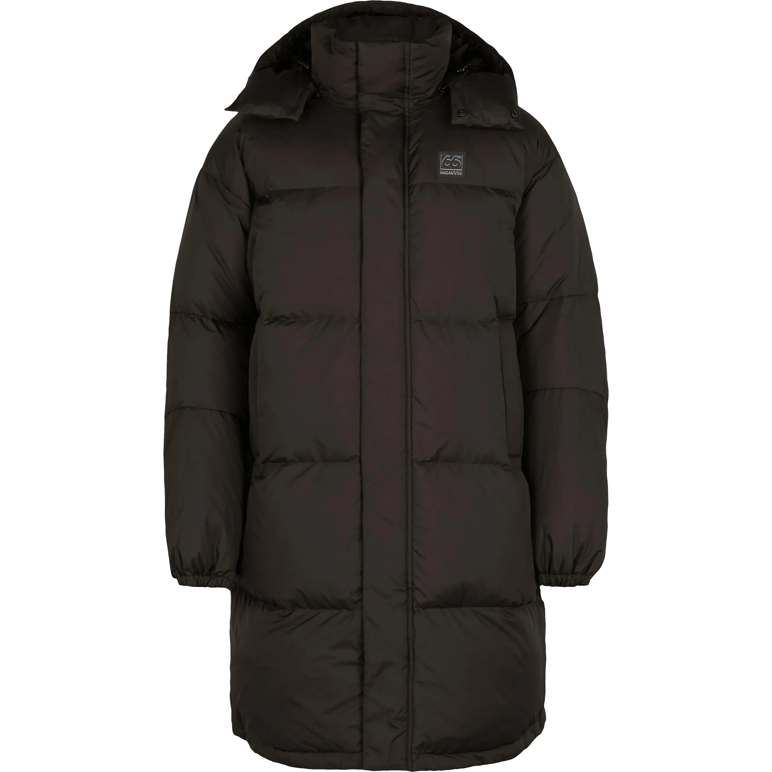 66°North Dyngja Down Coat - Licorice - L - Vinterjakker