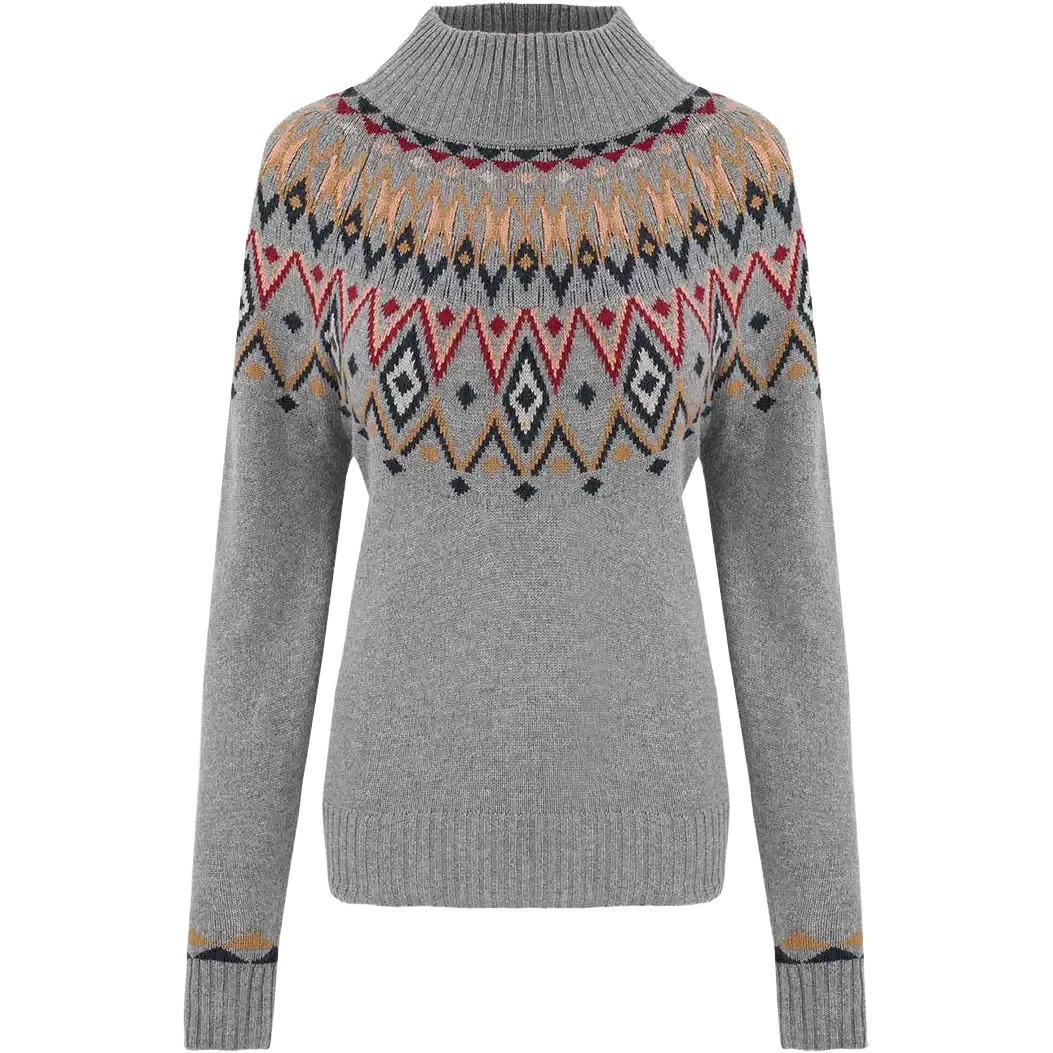 Indu Eco Mock Neck Women sweater