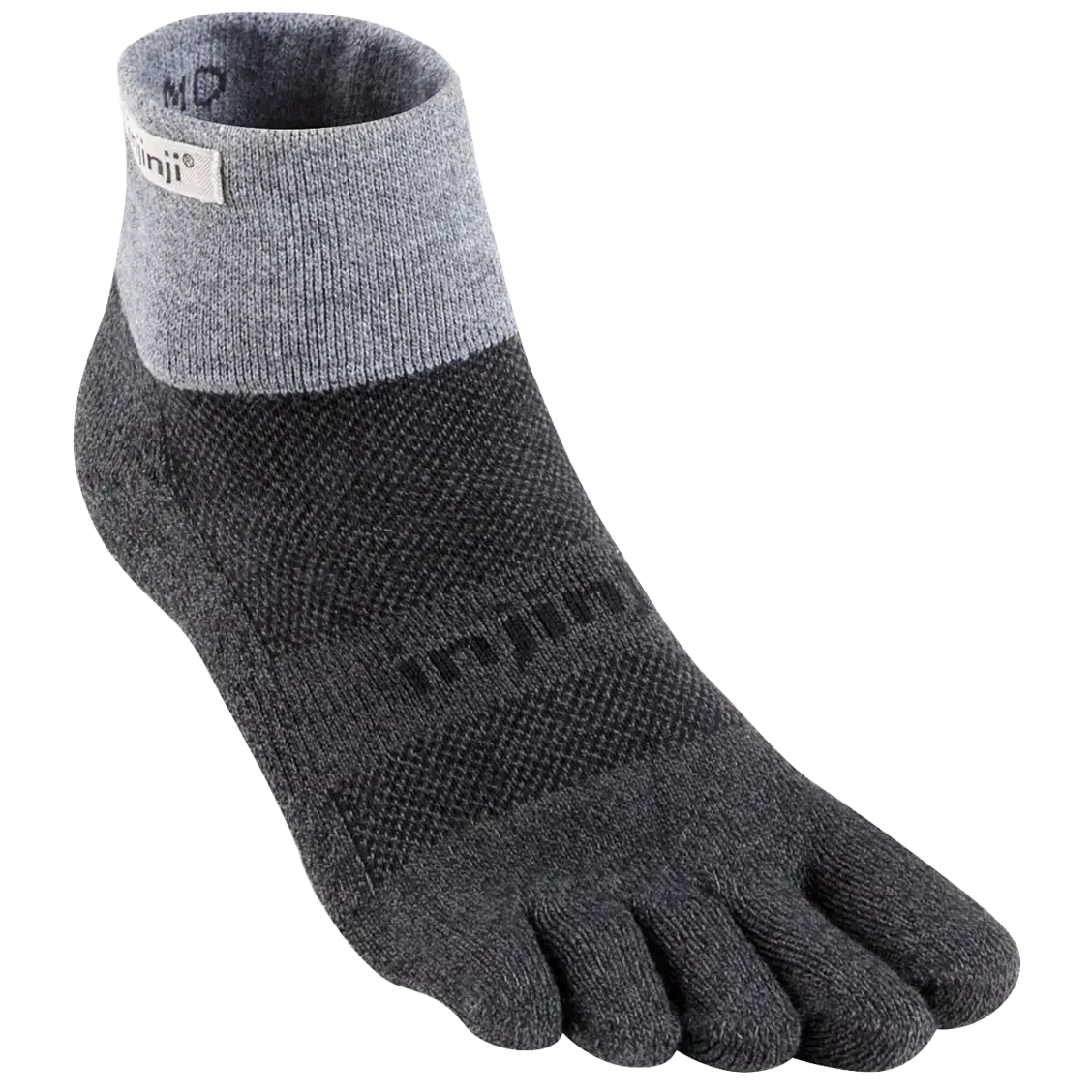 Injinji Trail Midweight Mini-Crew - Granite - XL/47,5-50 - Løbestrømper