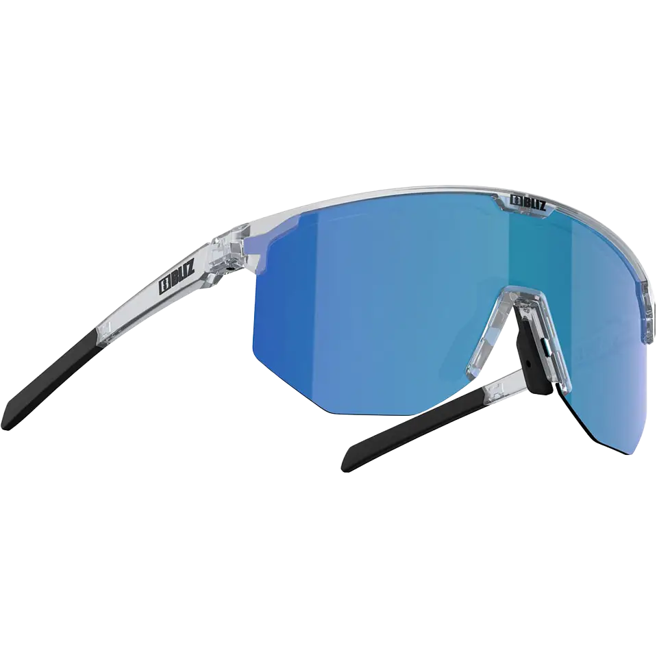 Bliz Hero Unisex Sportsbriller - White, Smoke w/Ice Blue - One size - Solbriller