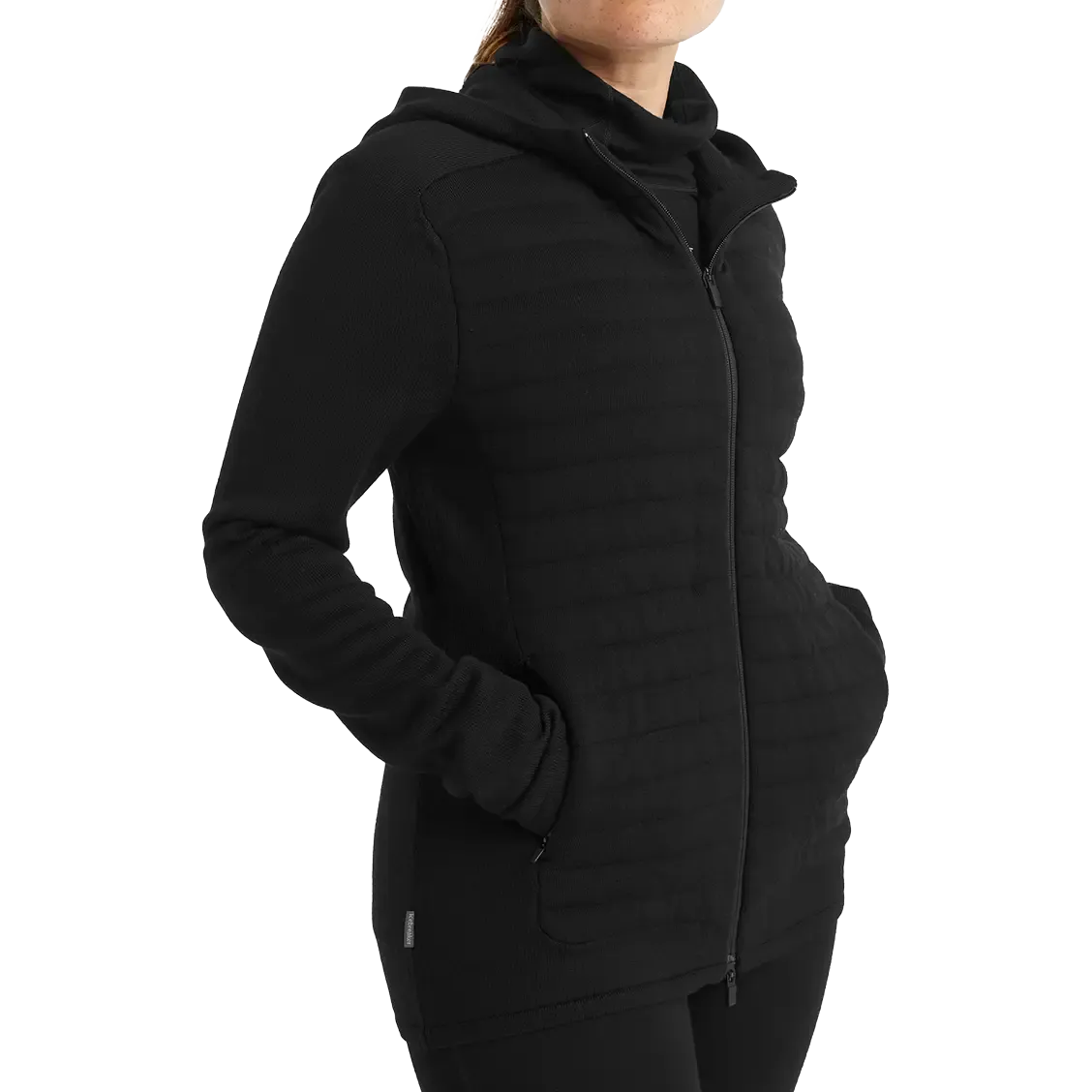 ZoneKnit LS Zip Hoodie Women uldtrøje