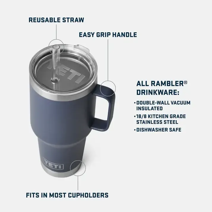 Rambler 35 Oz/994 ml Straw Mug termokrus