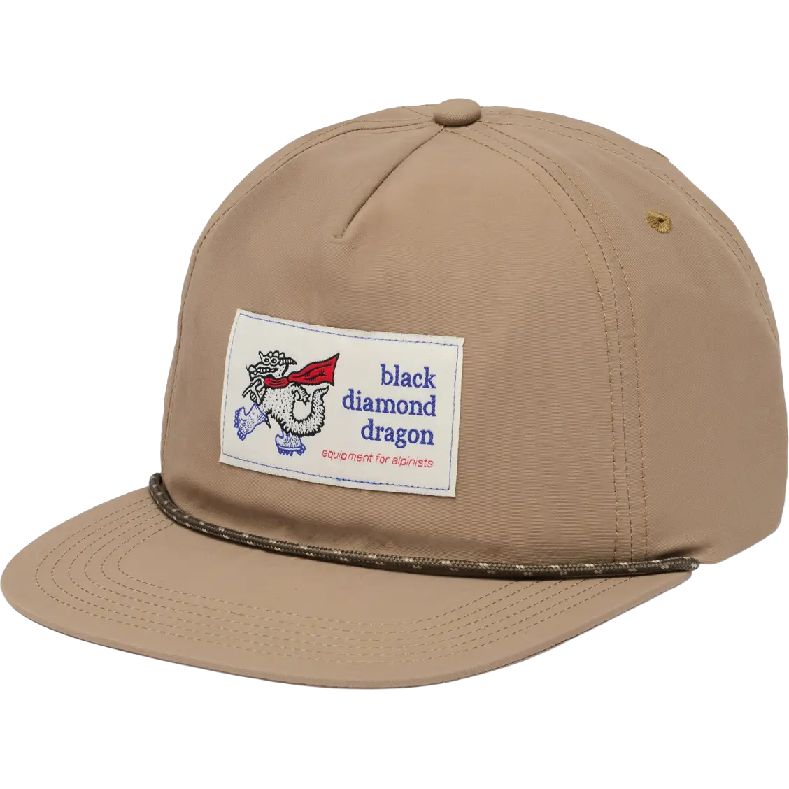 Black Diamond Synthetic Rope Hat kasket - Mushroom/White Dragon Patch - One size