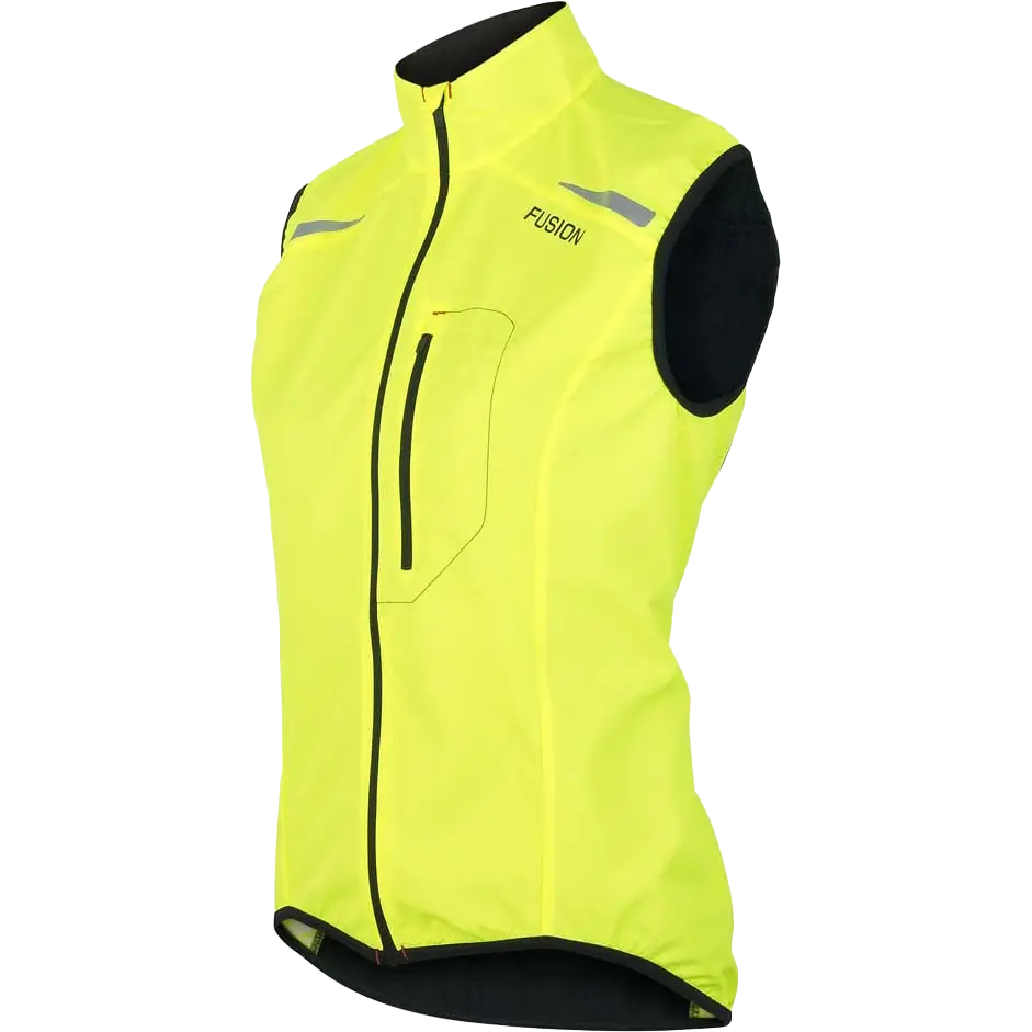 Fusion S1 Run Vest Women løbevest - Gul - XS - Løbeveste