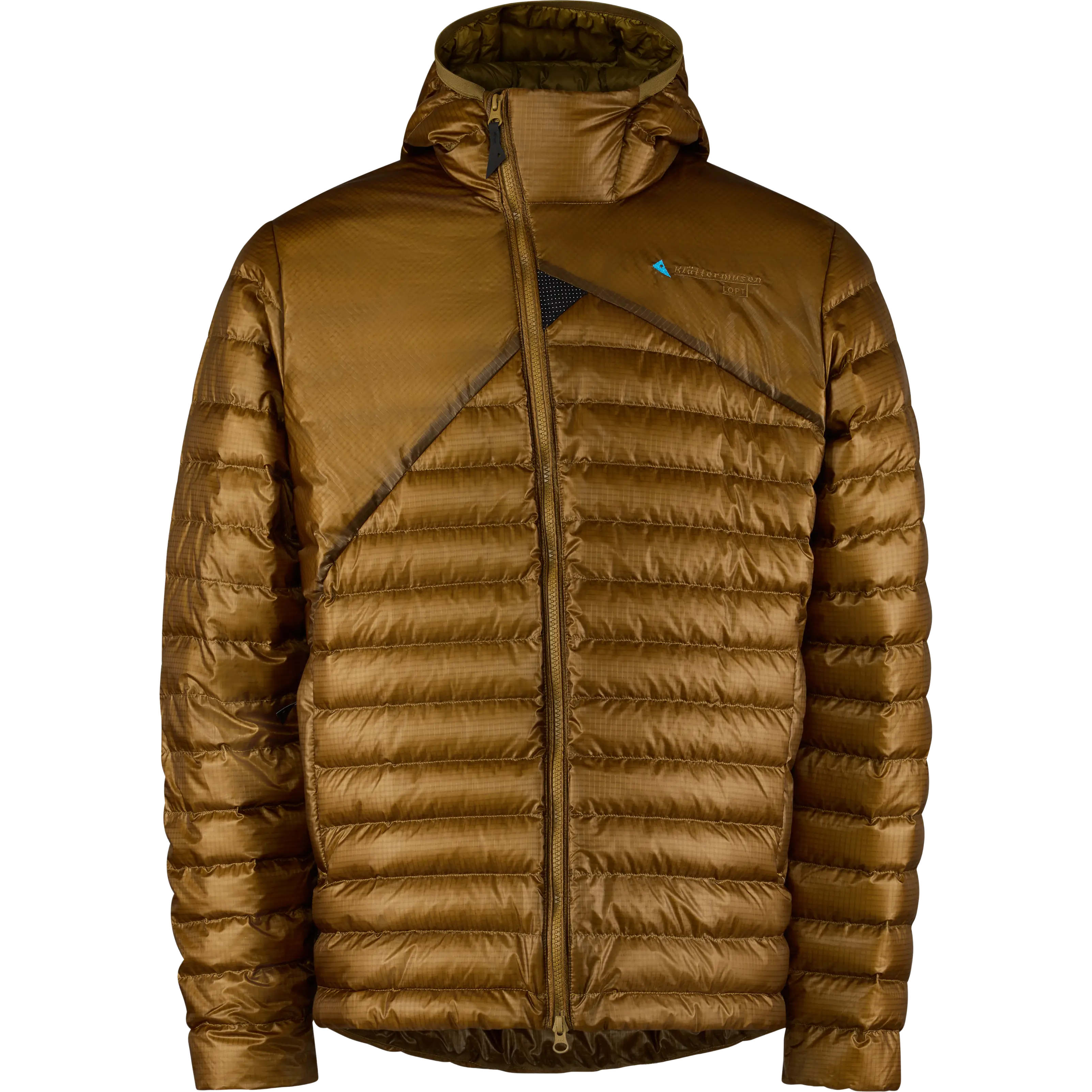 Klättermusen Lopt Hood Jacket Men dunjakke - Juniper Green - XL - Overgangsjakker