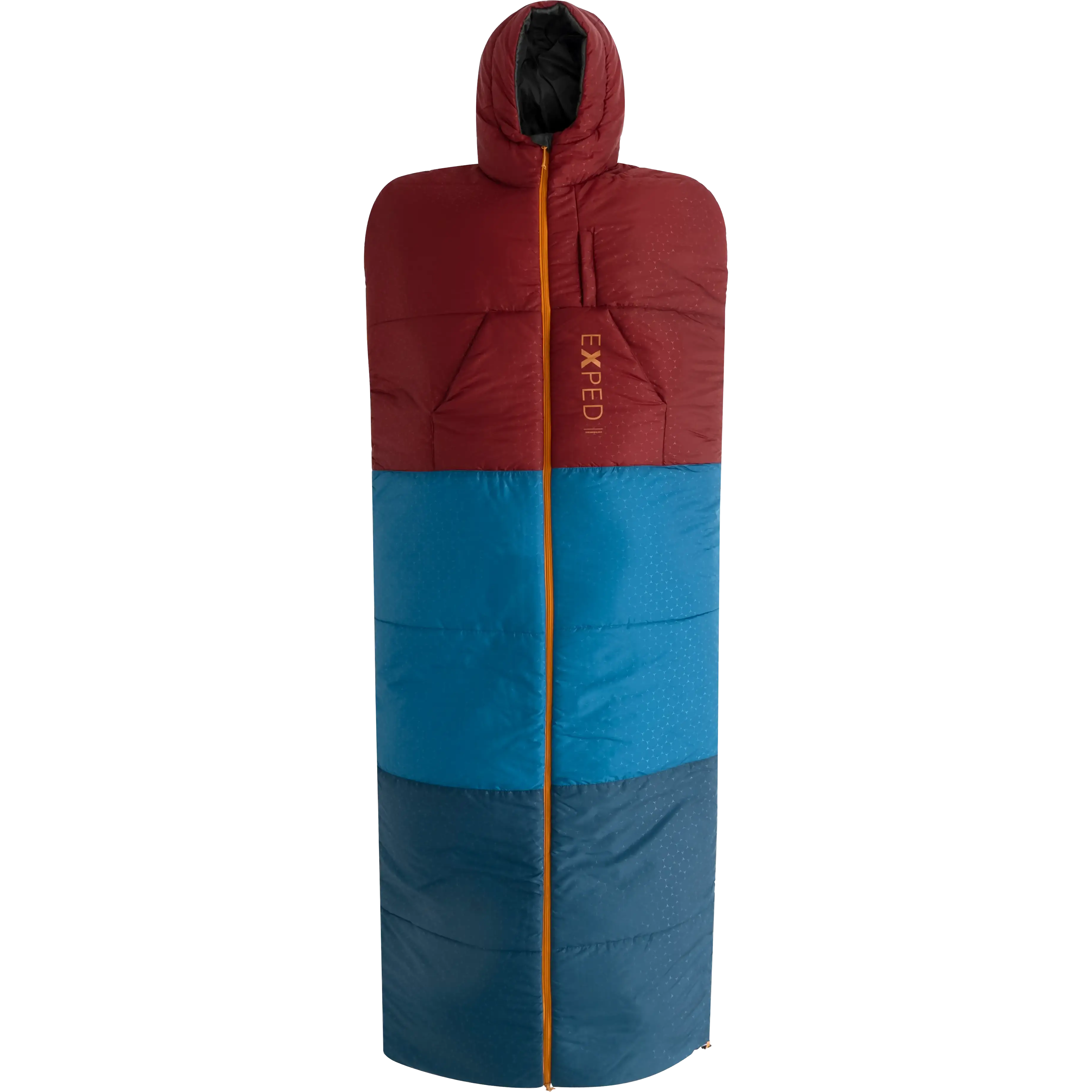 Exped Dreamwalker S fibersovepose - Burgundy - One size - Sovegrej til børn