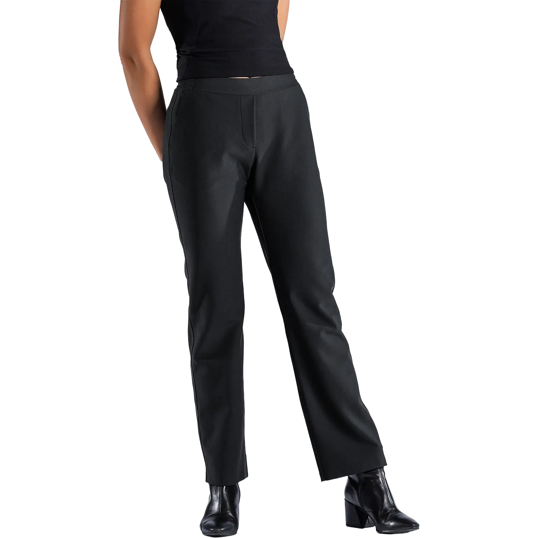 Fusion Urban Pants Women - Super Black - L - Hverdagsbukser