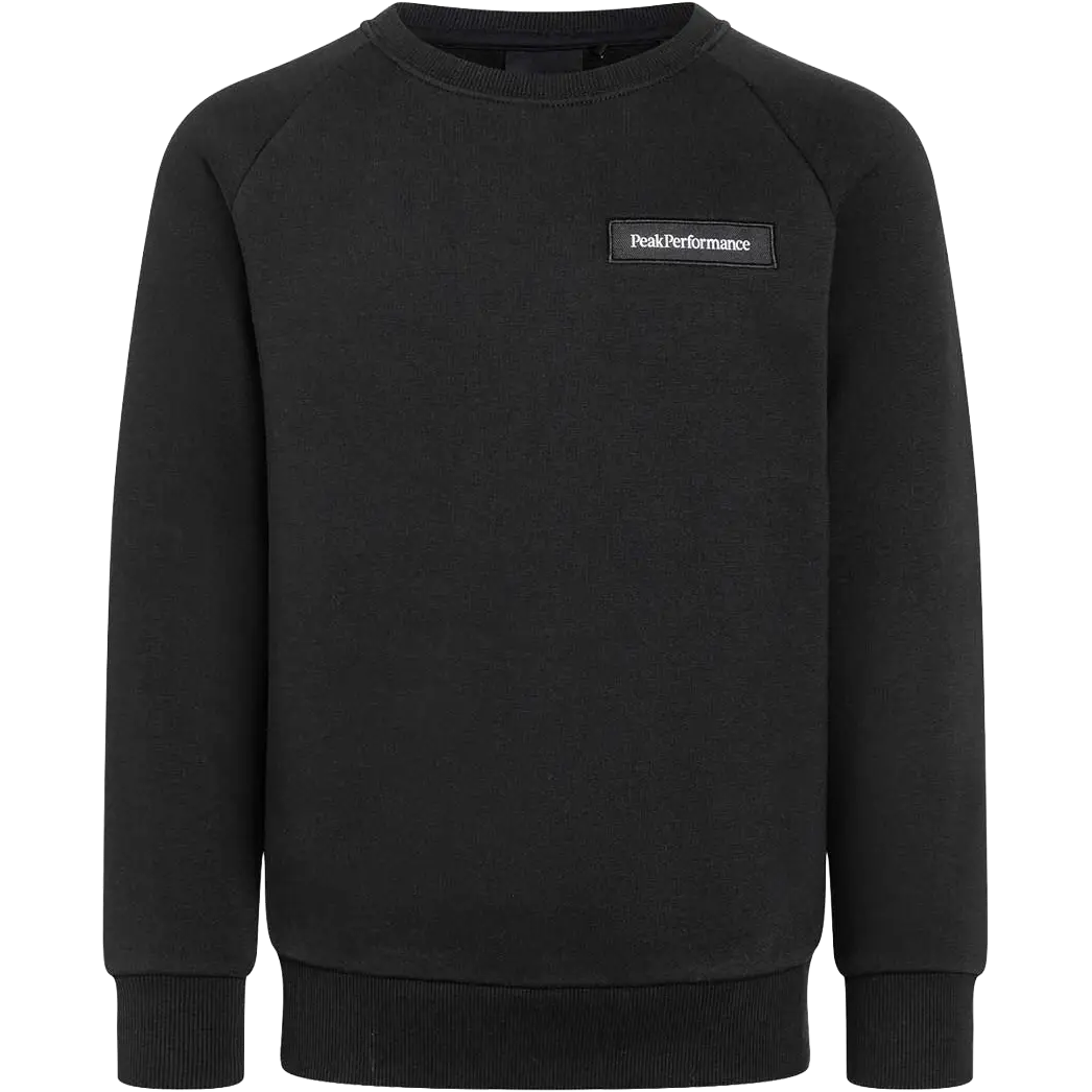 Peak Performance Junior Logo Sweatshirt - Black - 170 - Sweatshirts og hoodies til børn