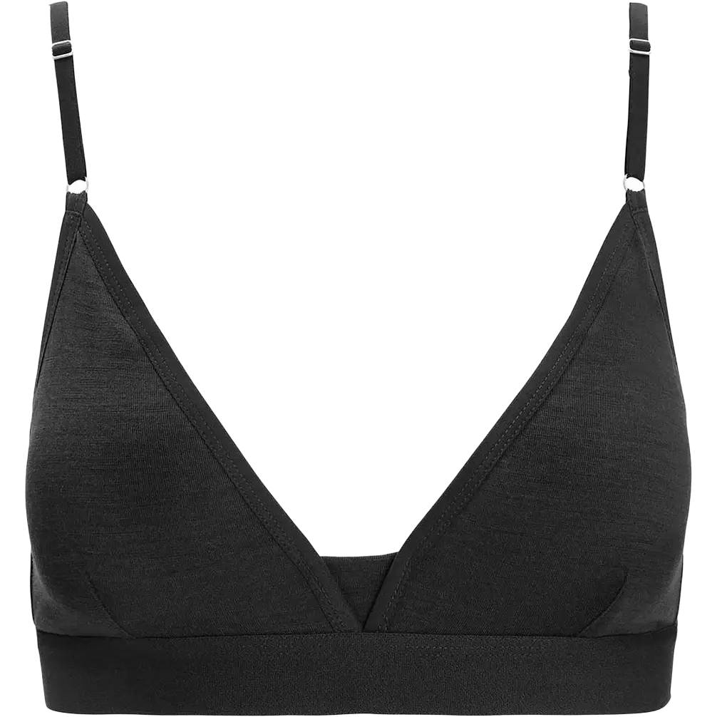 Icebreaker Siren Bra Women m. indlæg BH - Black - S - Uldundertøj