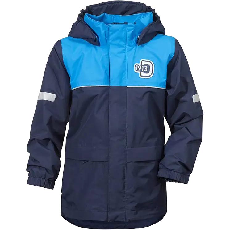 Didriksons JEZERI KID'S JACKET børneregnjakke - Navy - 100 - Regnjakker til børn