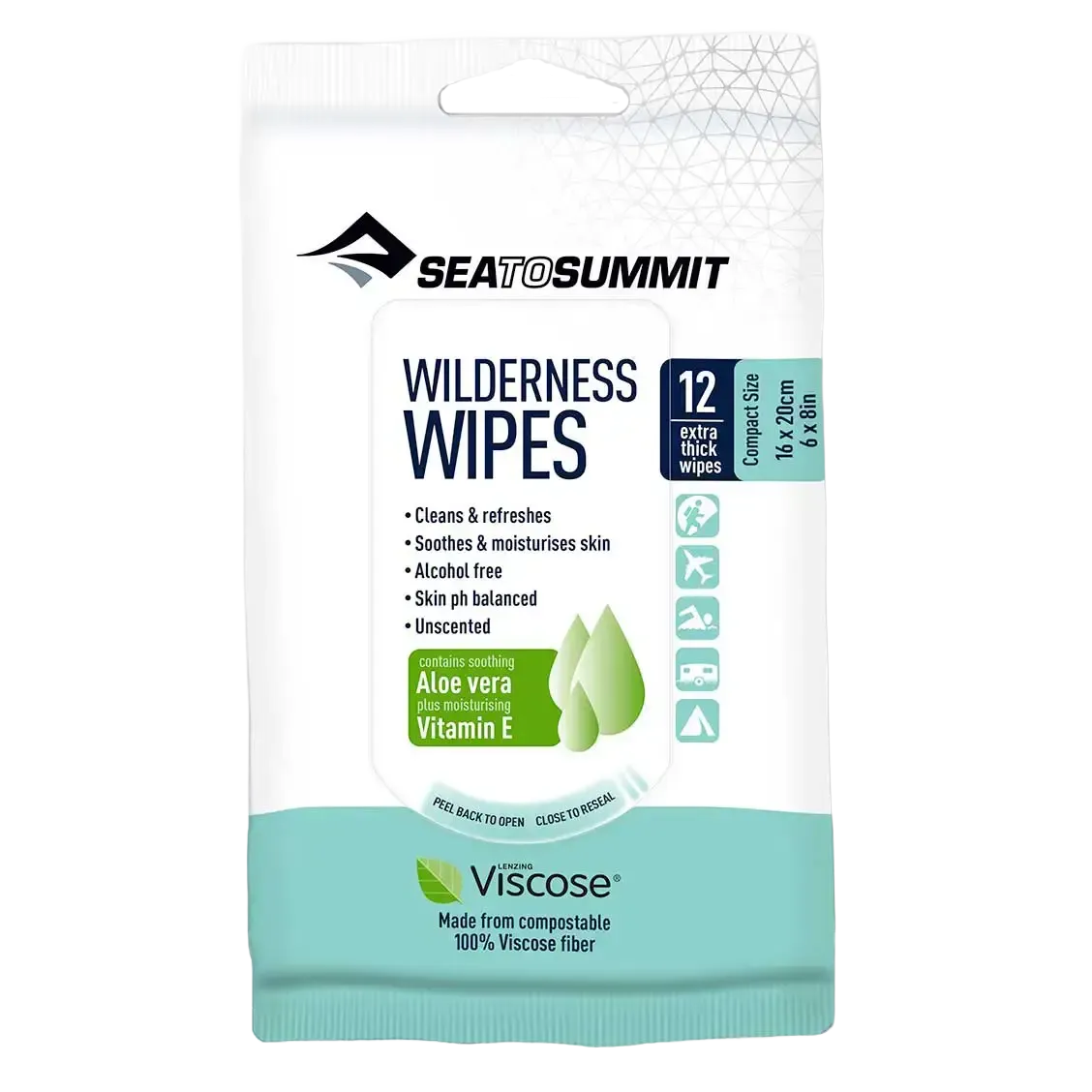 Wilderness Wipes Compact 12-pak vådservietter