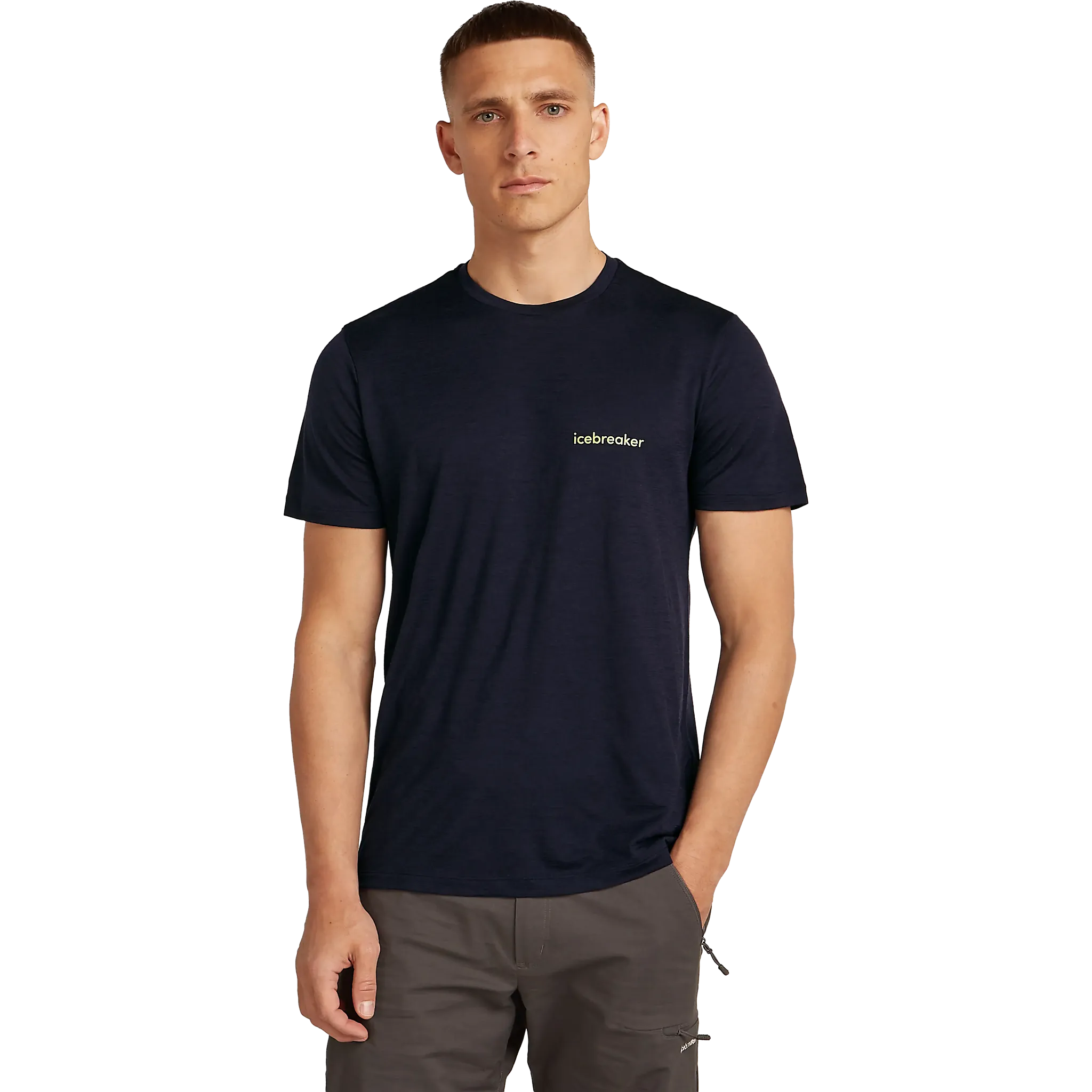 Tech Lite SS IB Wordmark Tee Men