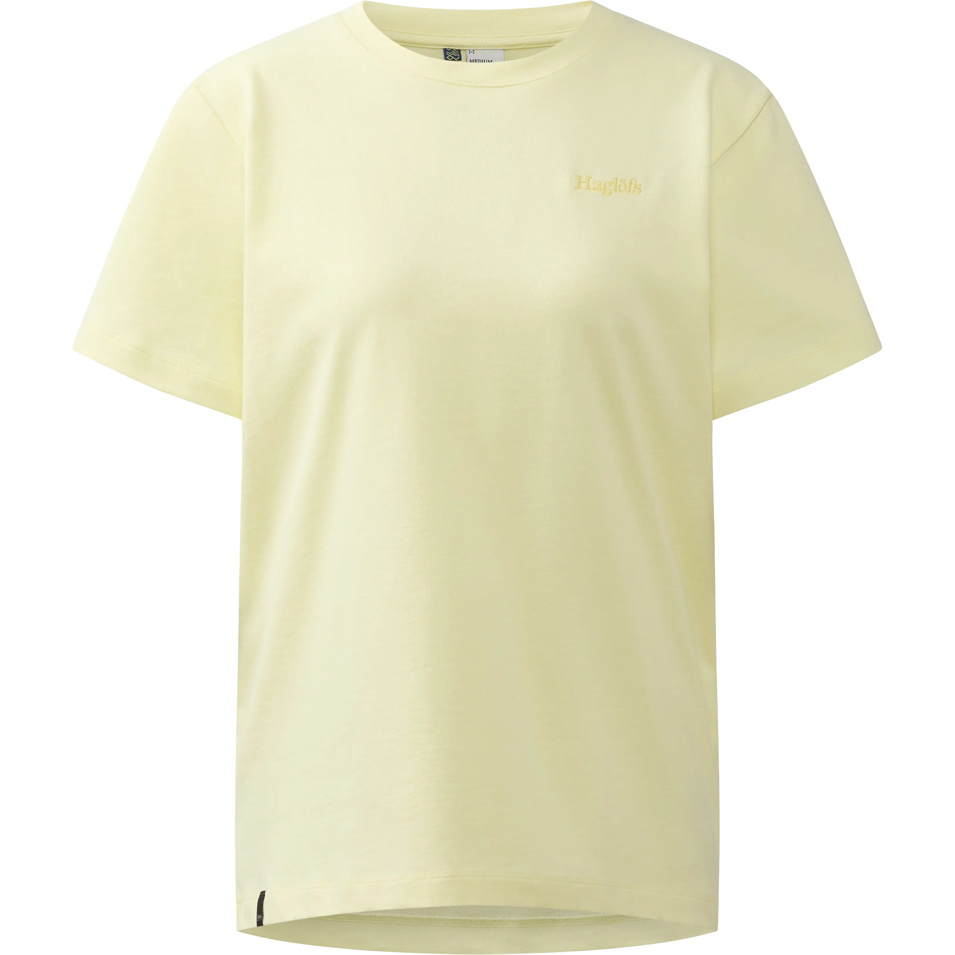 Haglöfs Tee Women dame-T-shirt - Yellow Rise - S - Kortærmet T-shirts