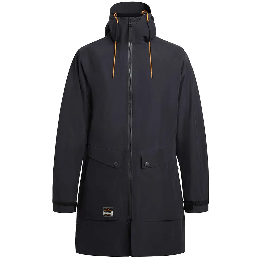 Lundhags Stockholm Waterproof Parka Women regnjakke - Black - S - Regnjakker