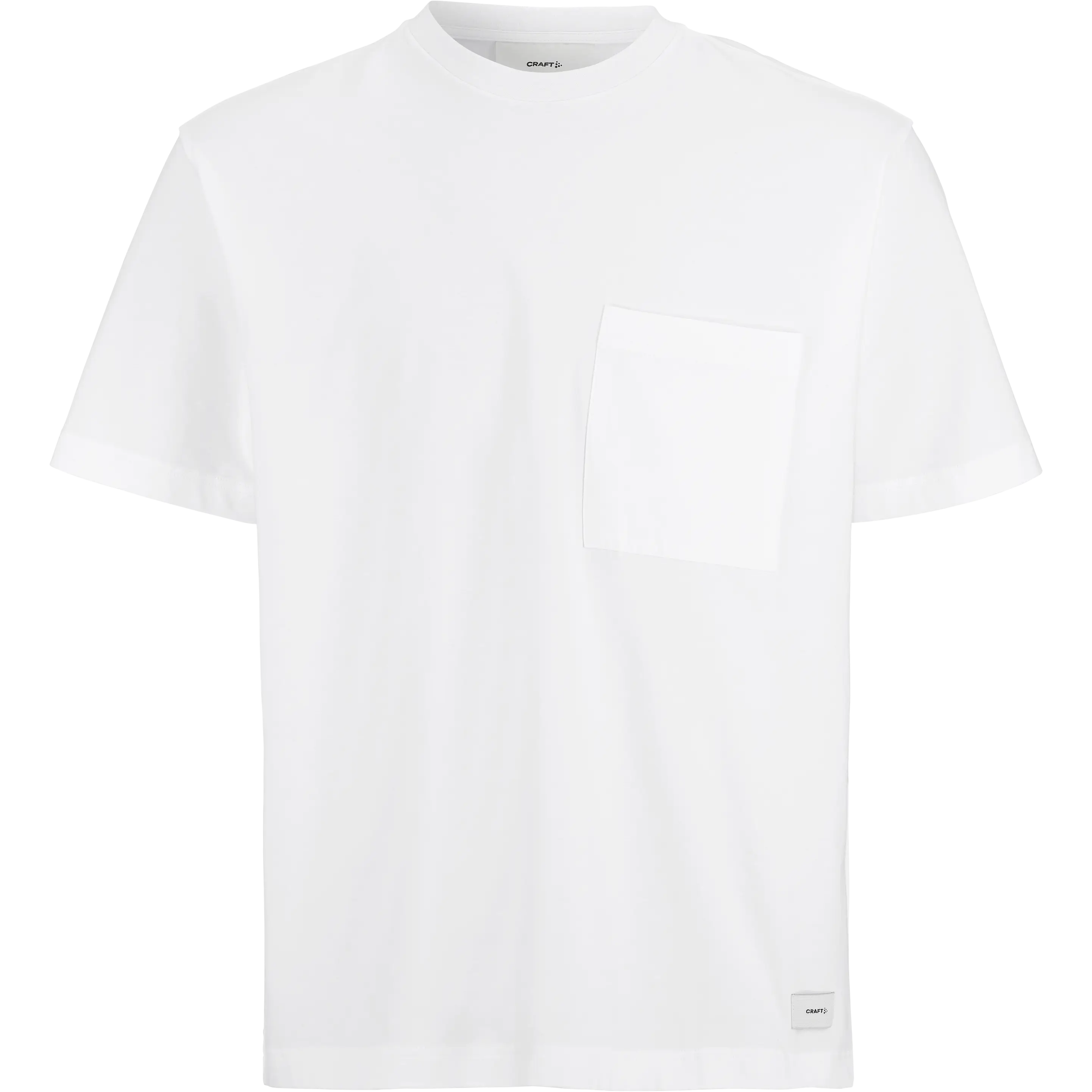 Craft Collective Relaxed SS Tee Men - White - M - Løbe t-shirt