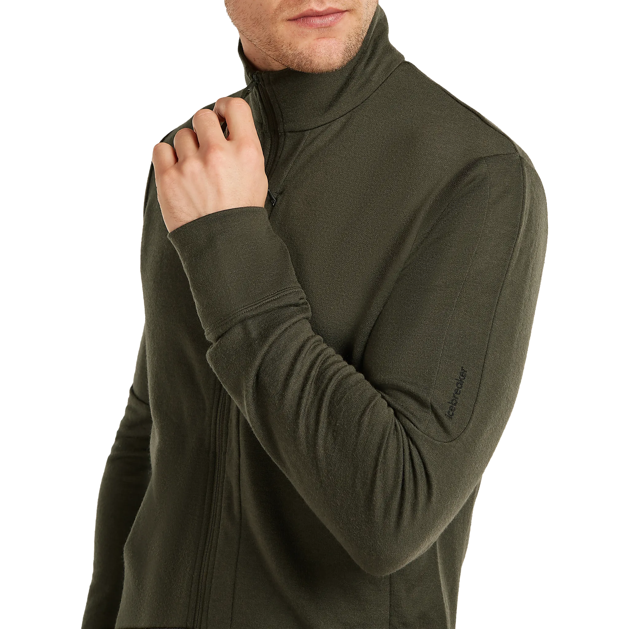 Quantum IV LS Zip Men uldtrøje