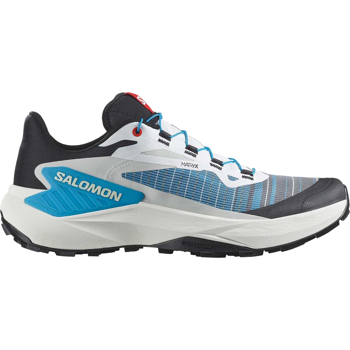 Salomon Genesis Men - Black/White/Transcend Blue - UK 11/EU 46 - Trailsko