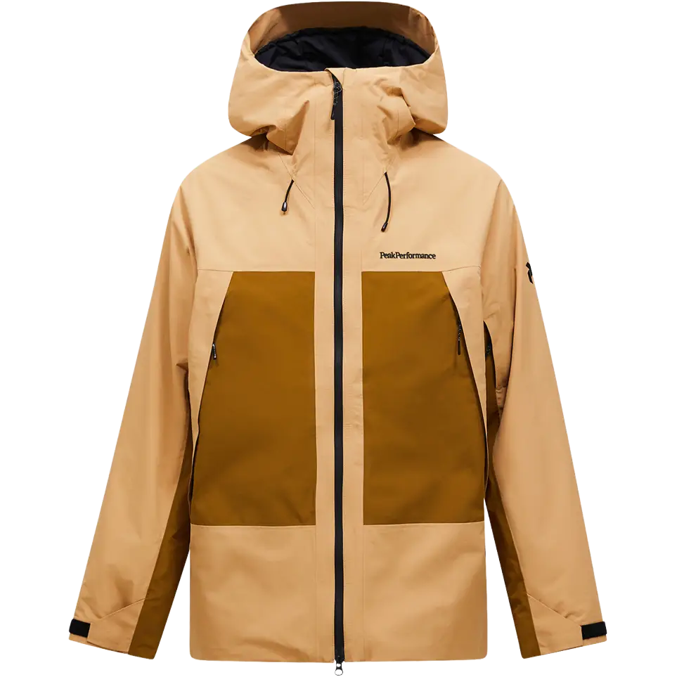 Peak Performance Edge Insulated Jacket Men - Sierra Sand/Earthy Summit/ - S - Vinterjakker