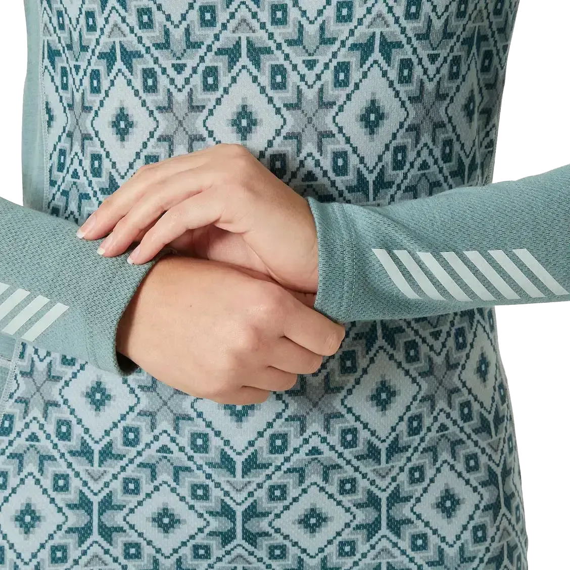 Lifa Merino Midweight Graphic Crew Women underställströja