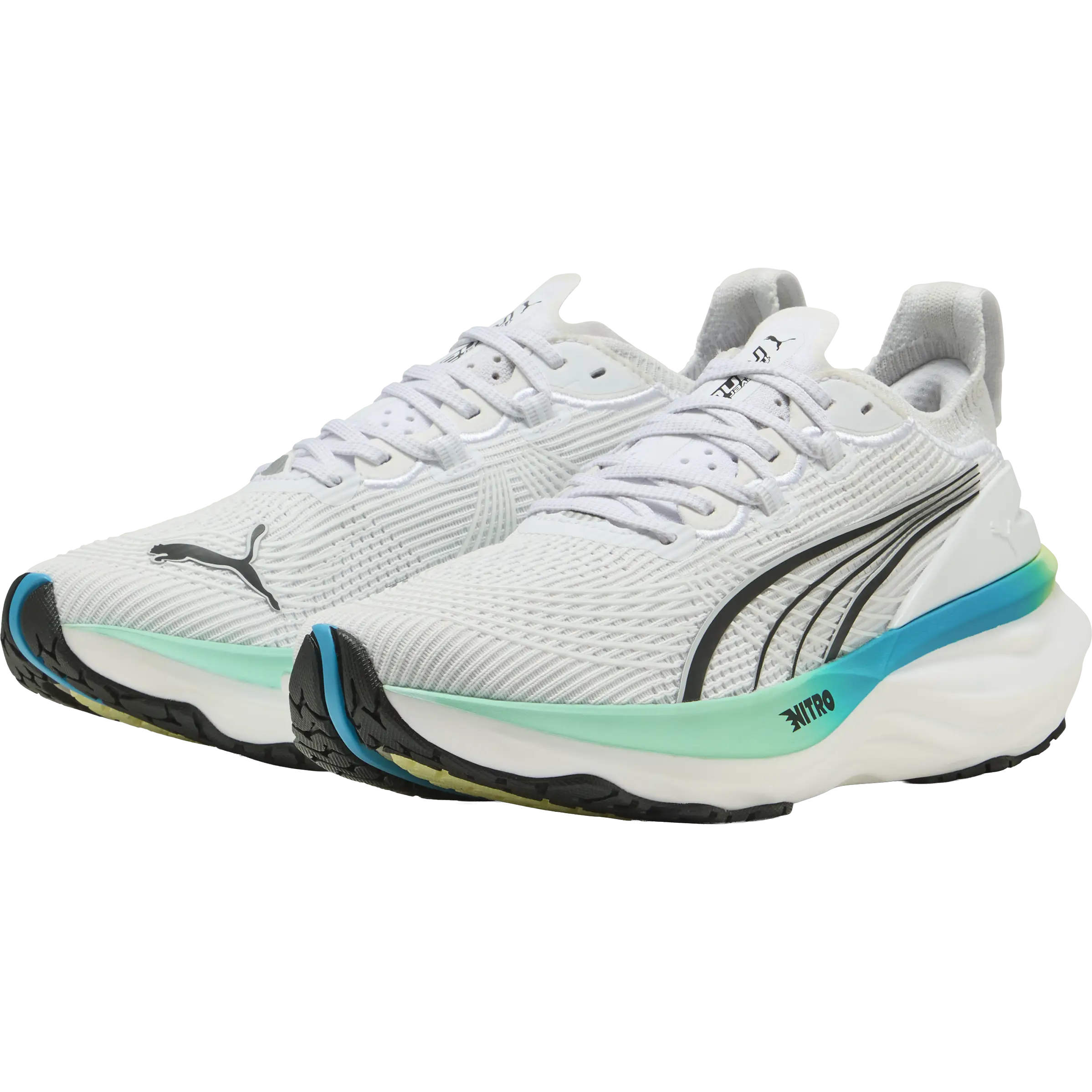 Puma Foreverrun Nitro 2 Women - PUMA White/Mint Melt - 38,5 - Sko