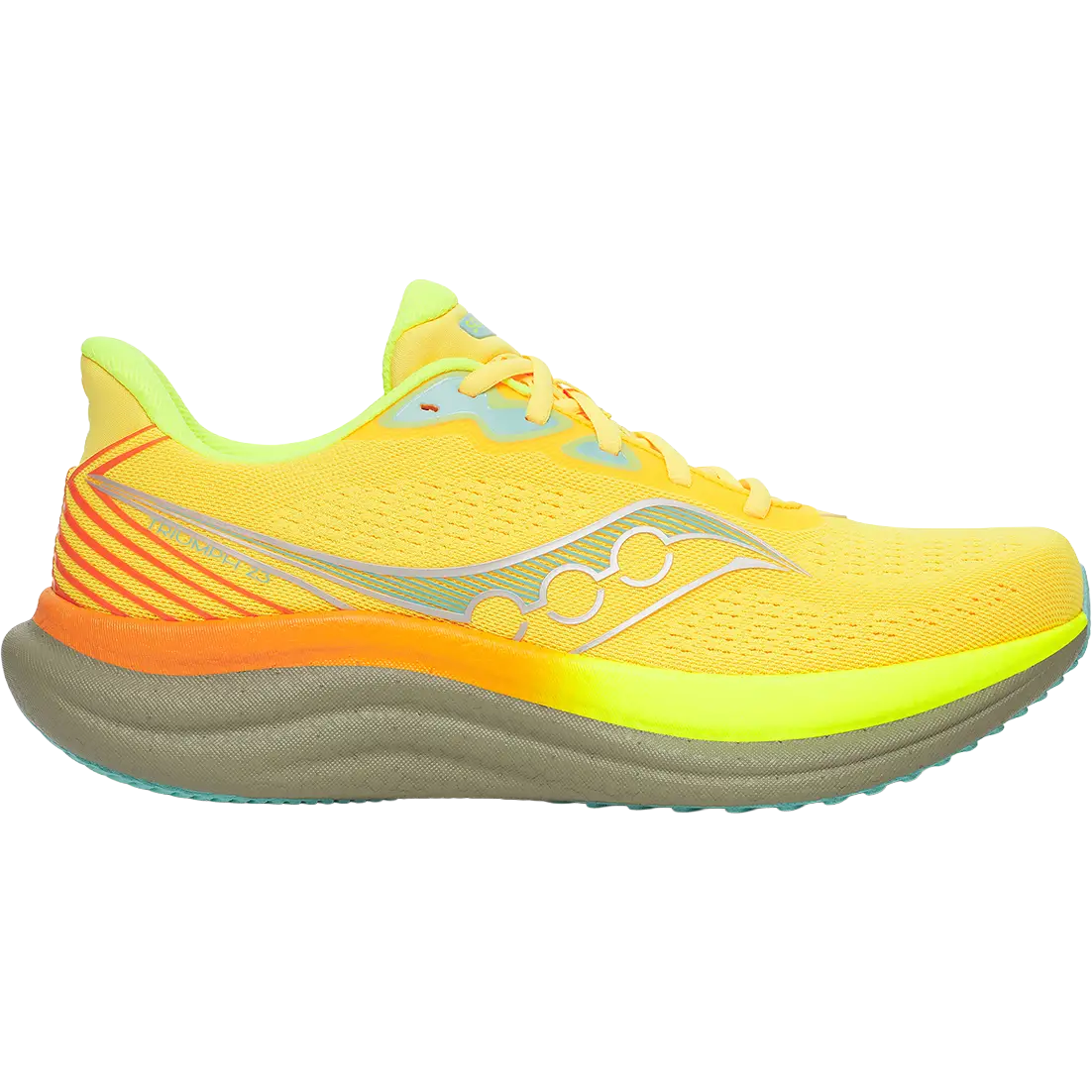 Saucony Triumph 23 Men - Vizigold/Laurel - US9/UK8/42,5 - Løbesko